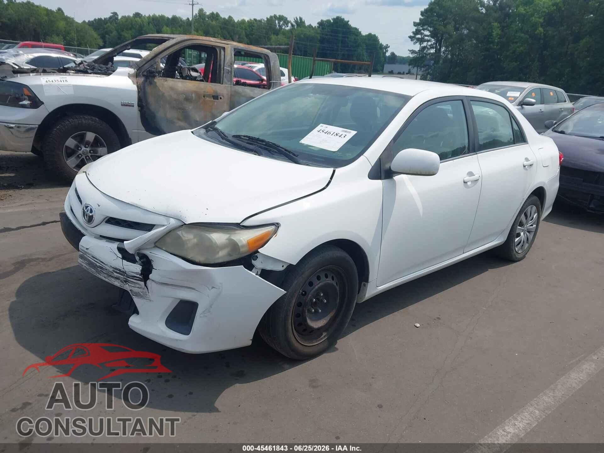 TOYOTA COROLLA 2012 - 2T1BU4EEXCC819407