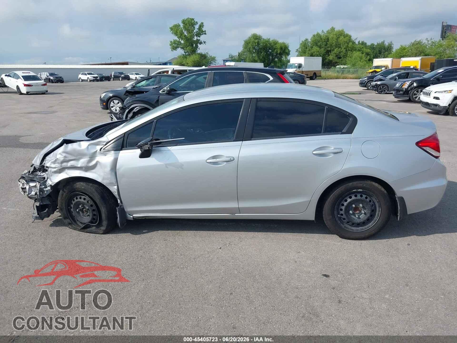HONDA CIVIC 2013 - 2HGFB2F56DH555945