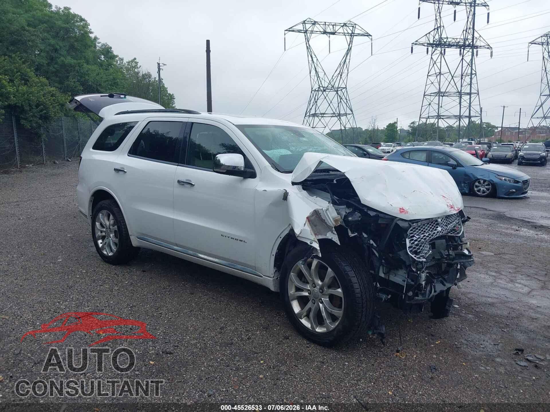 DODGE DURANGO 2016 - 1C4RDJEG5GC485977