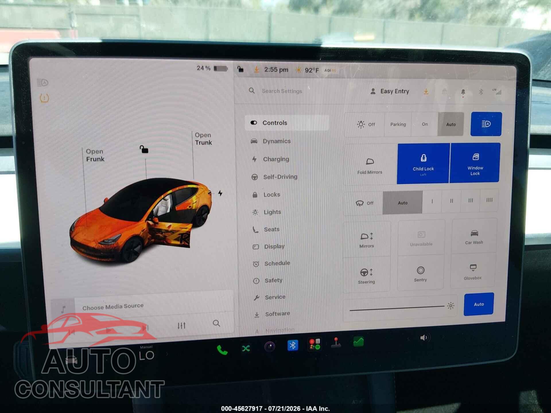 TESLA MODEL 3 2021 - 5YJ3E1EA2MF018593