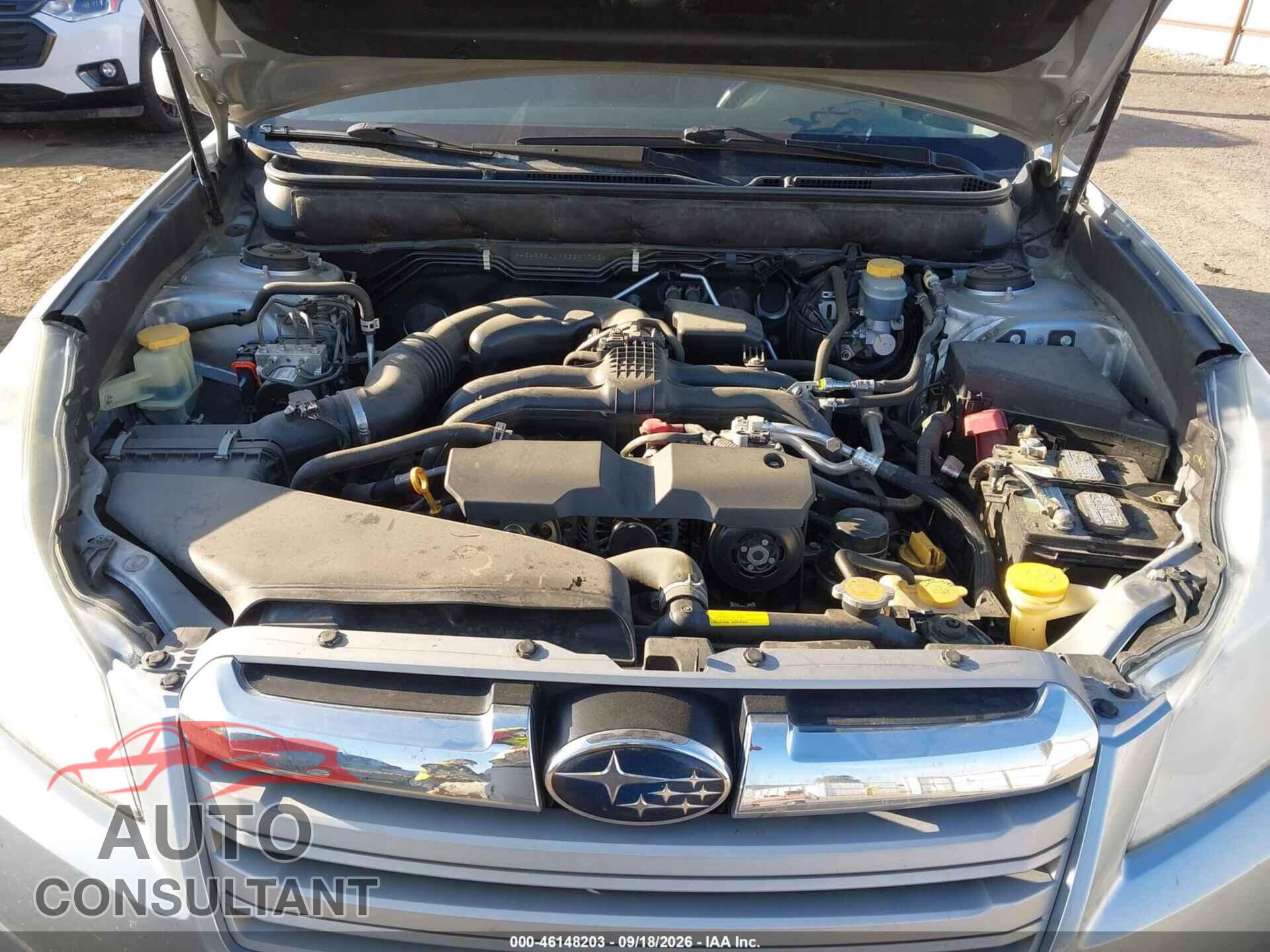 SUBARU OUTBACK 2014 - 4S4BRBLC9E3291762