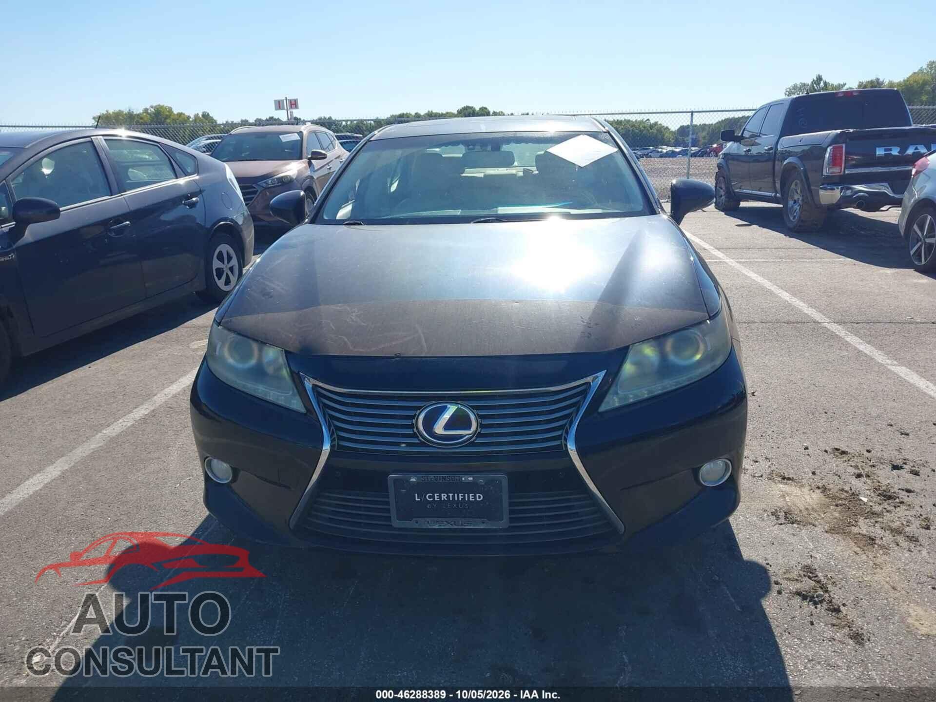 LEXUS ES 300H 2013 - JTHBW1GG6D2029186
