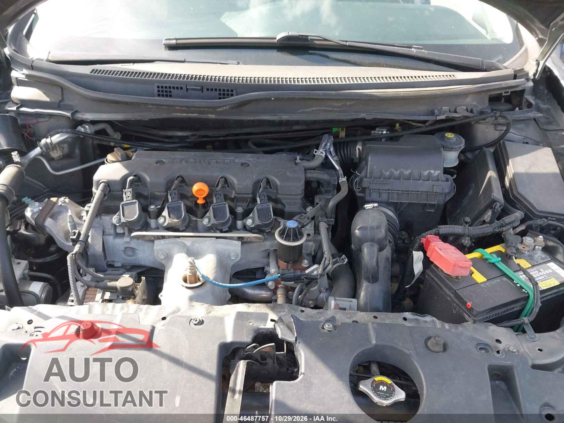 HONDA CIVIC 2013 - 19XFB2F87DE295656