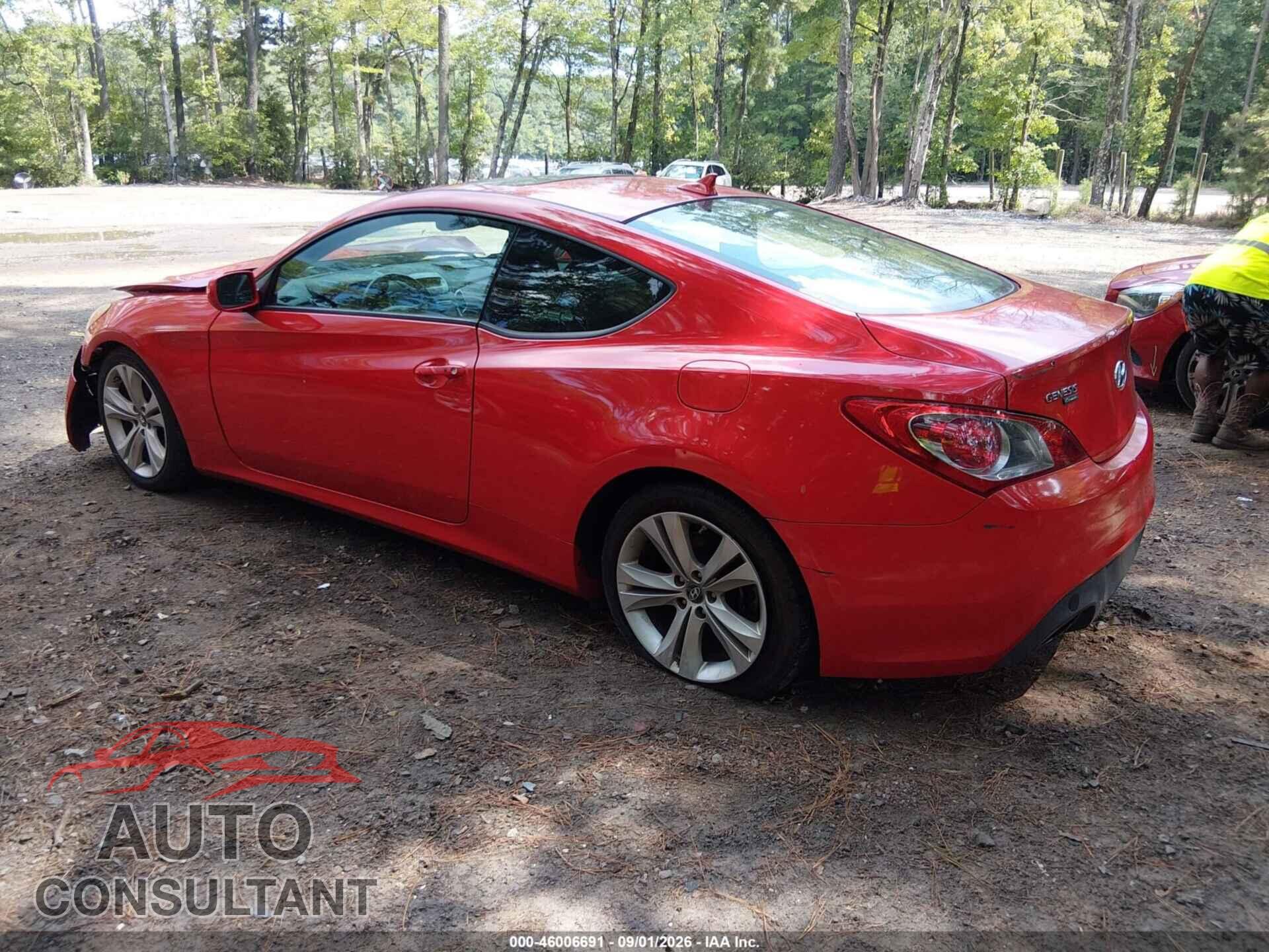 HYUNDAI GENESIS 2012 - KMHHT6KD9CU076614