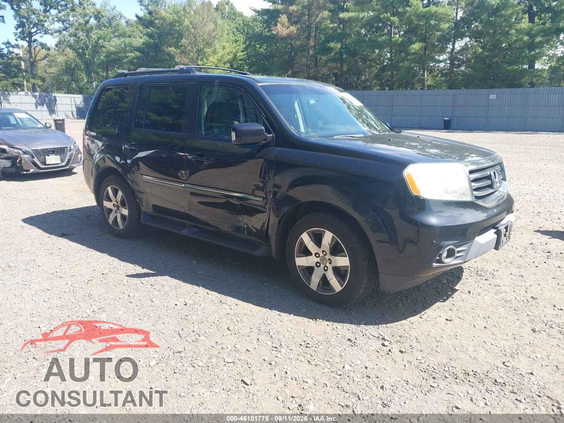 HONDA PILOT 2013 - 5FNYF4H95DB045230
