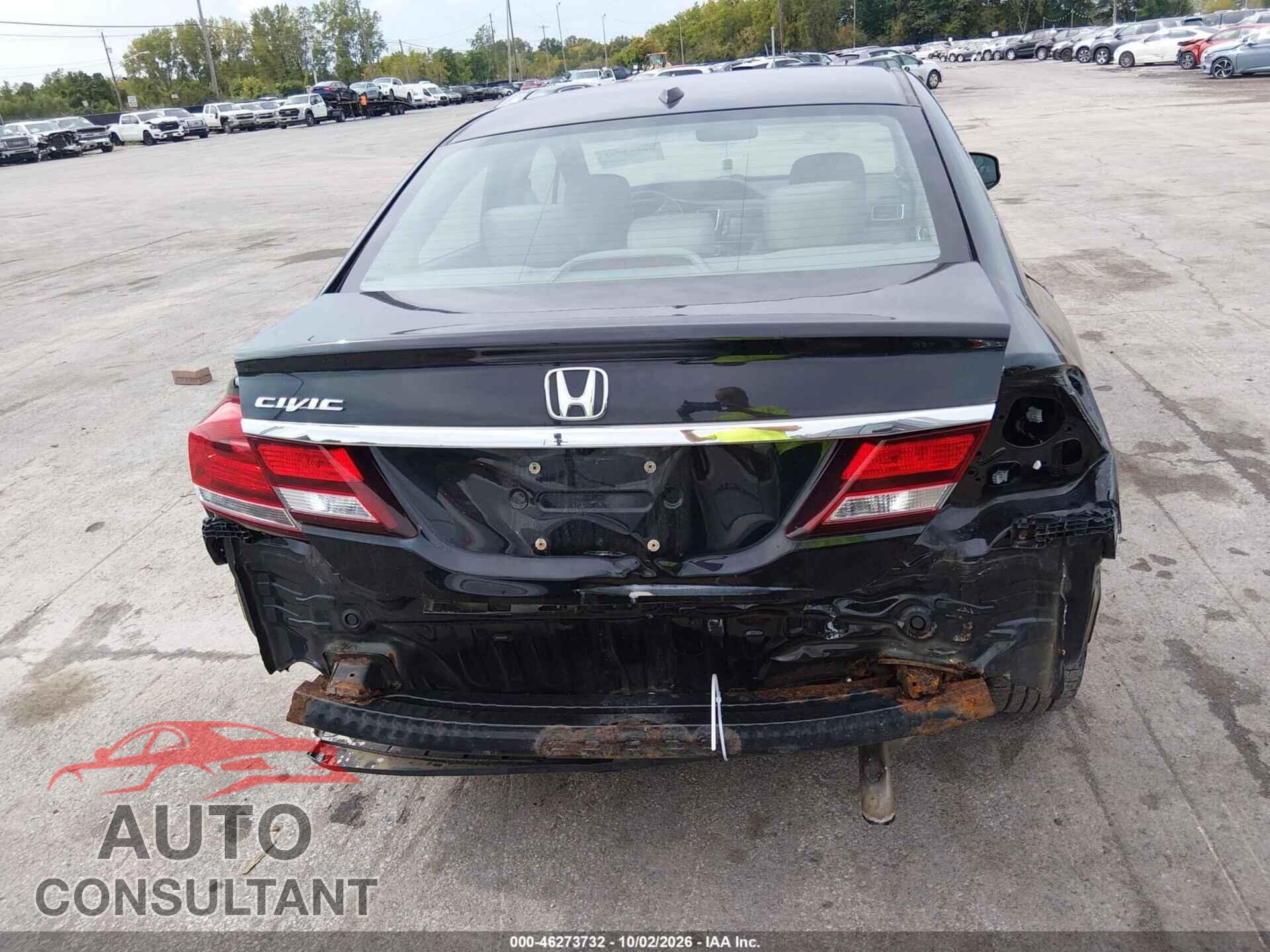 HONDA CIVIC 2013 - 19XFB2F94DE092667