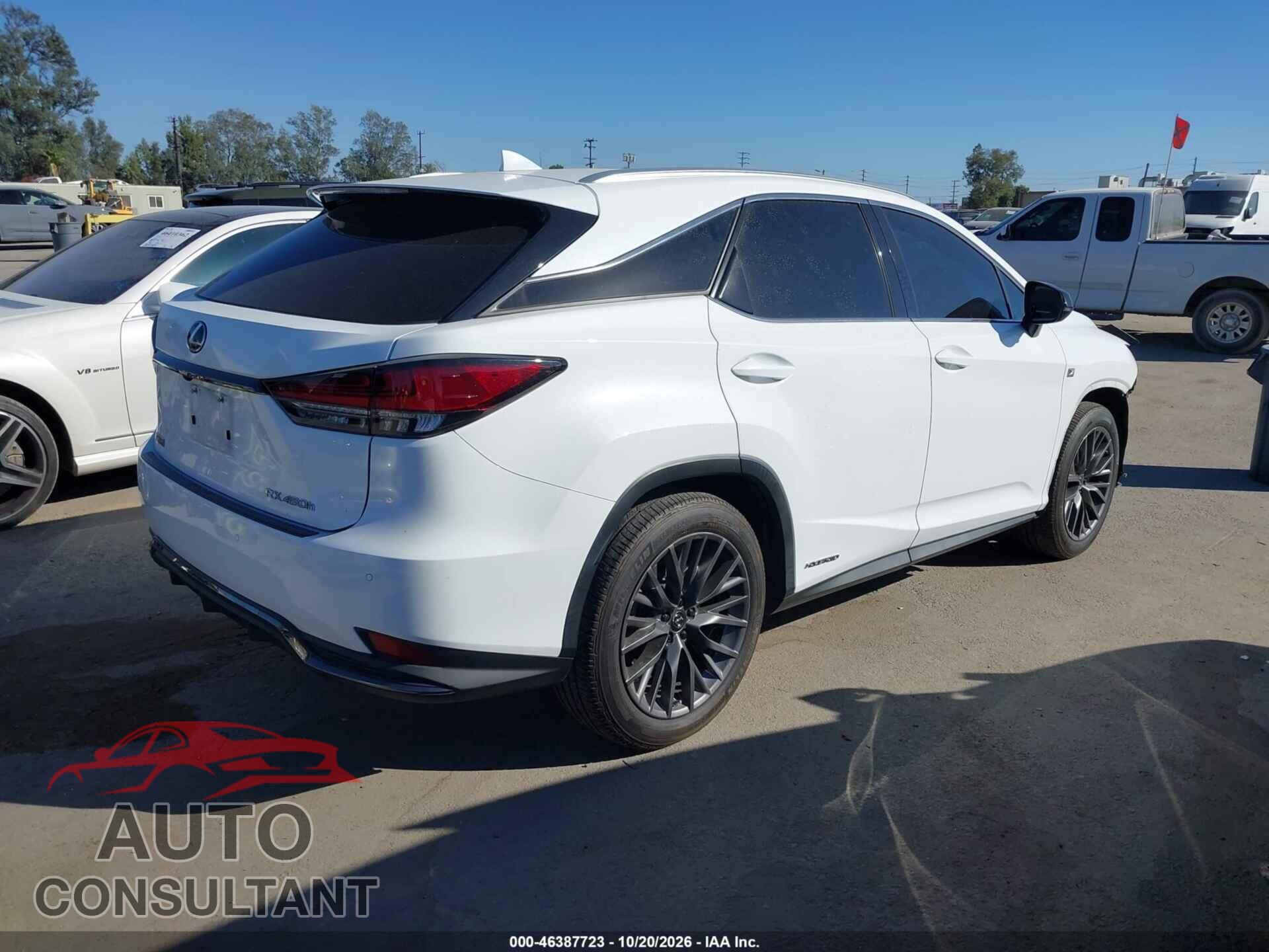 LEXUS RX 450H 2020 - 2T2YGMDA1LC049237