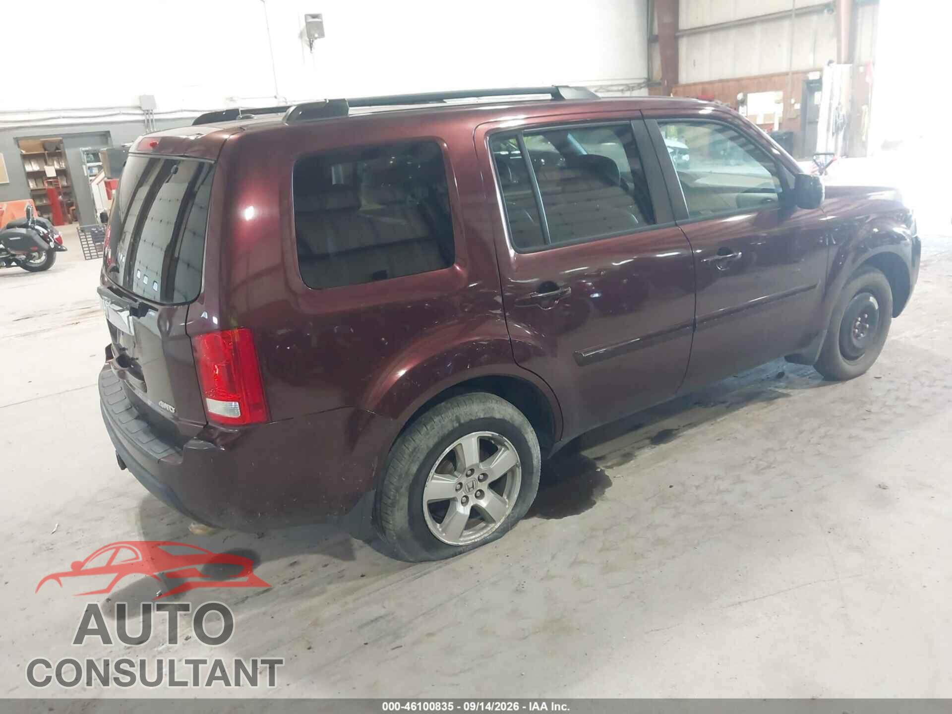 HONDA PILOT 2011 - 5FNYF4H74BB038071