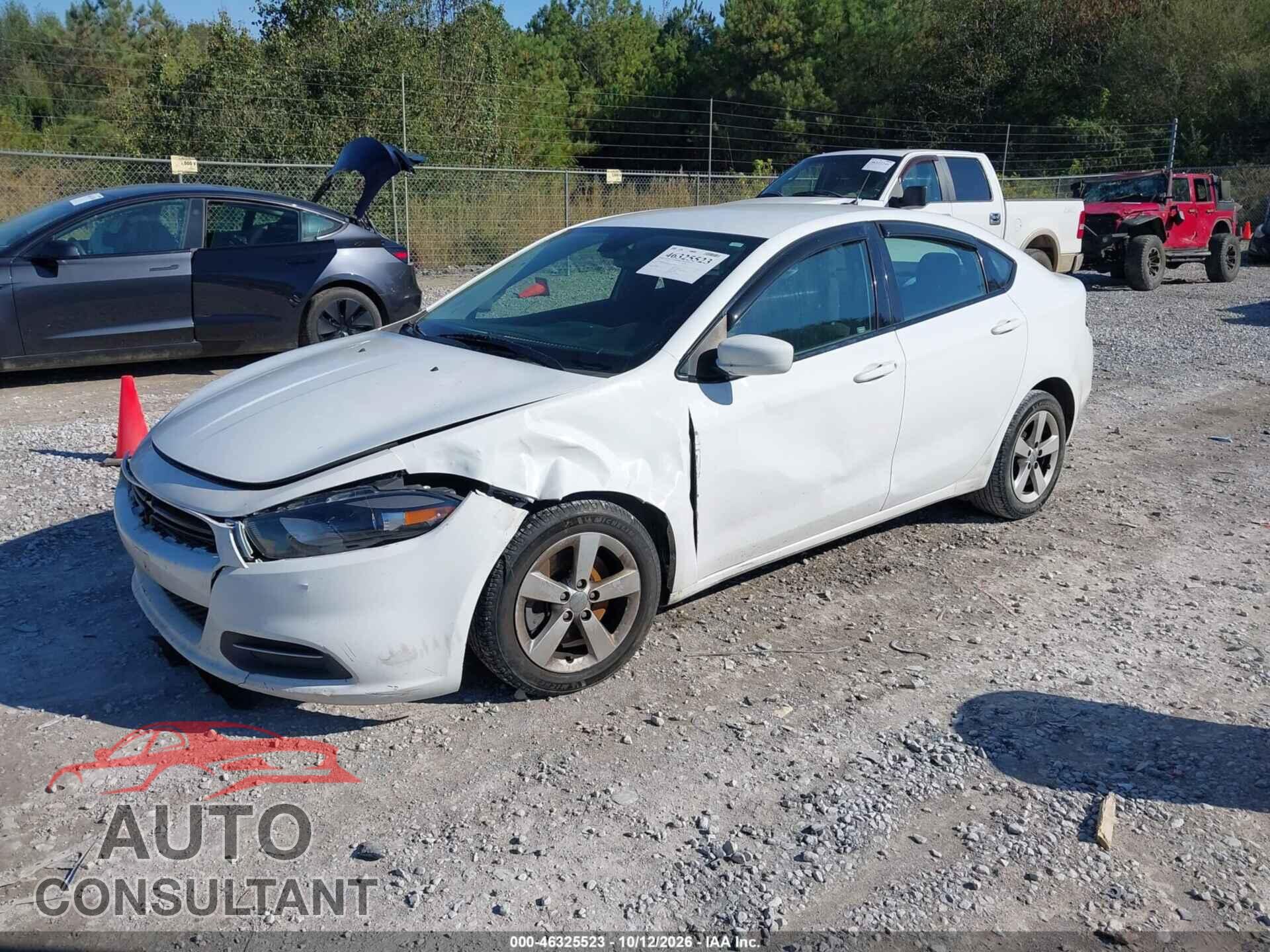 DODGE DART 2015 - 1C3CDFBB6FD306600