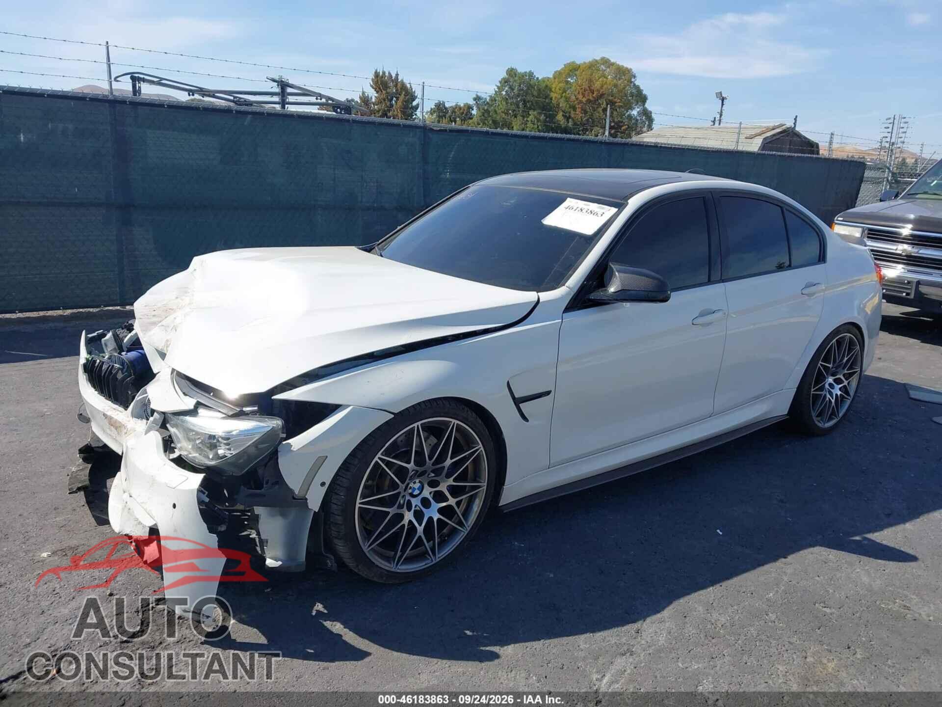 BMW M3 2017 - WBS8M9C56H5G84453