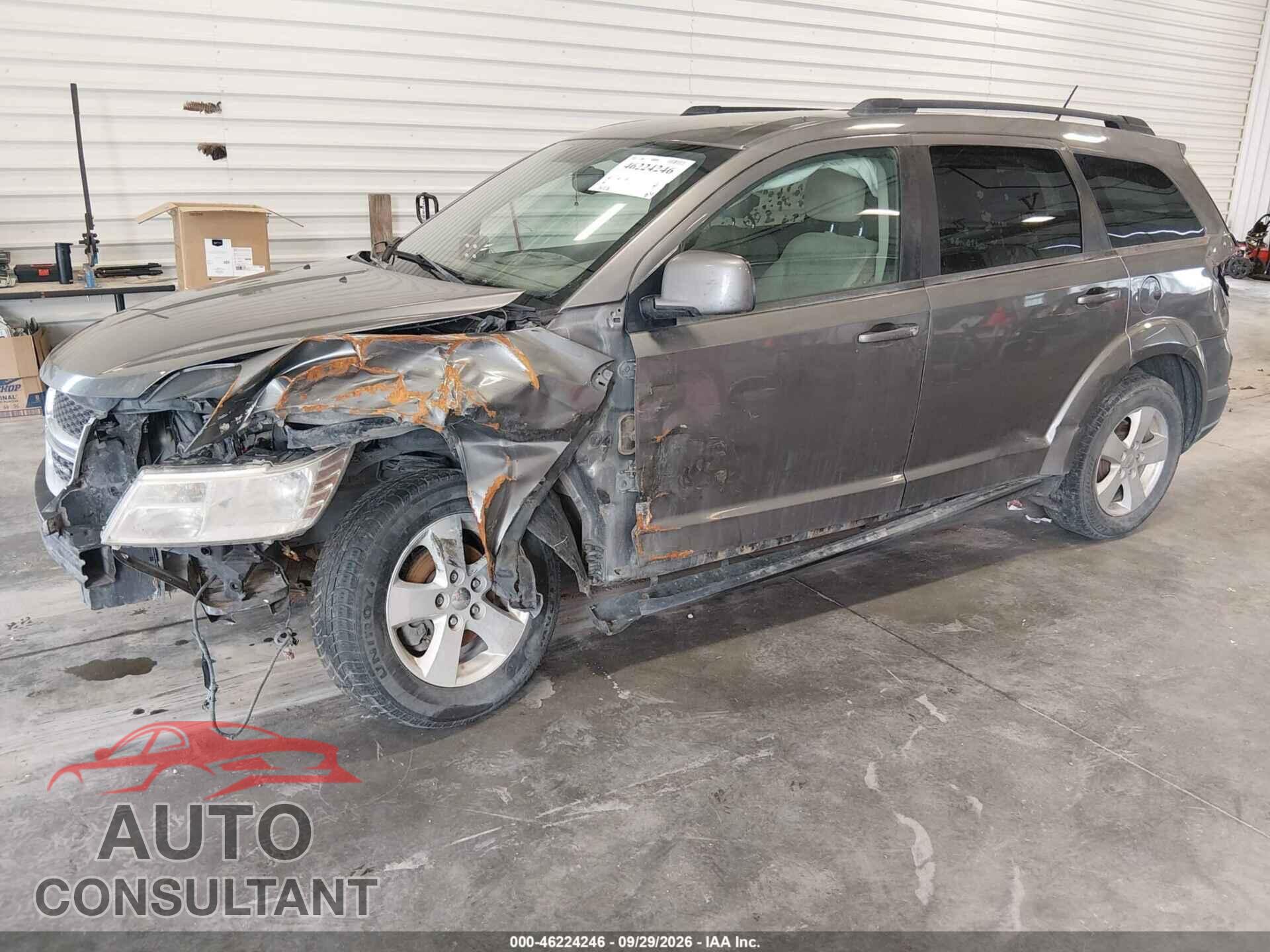 DODGE JOURNEY 2012 - 3C4PDCBG9CT245885