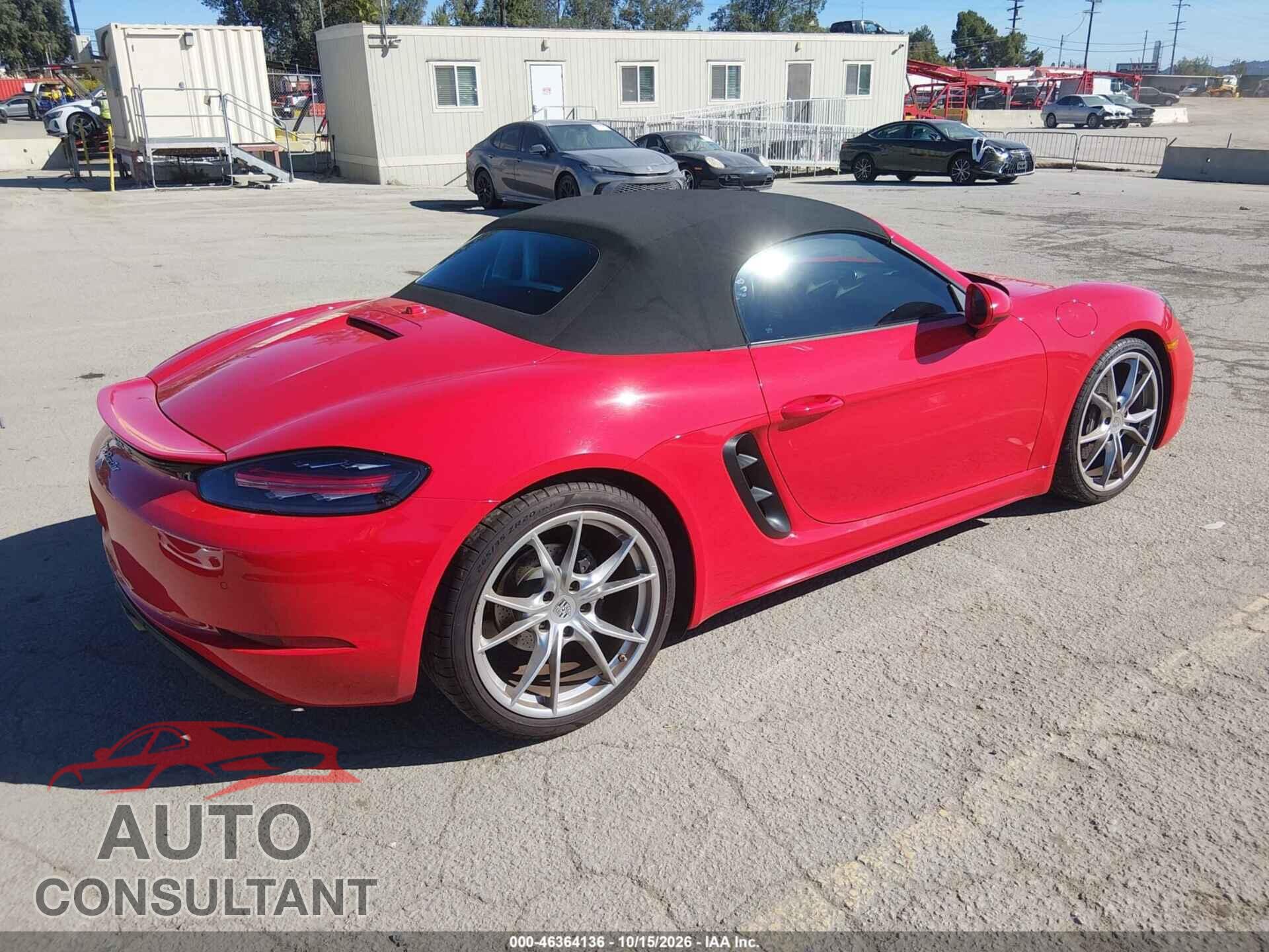 PORSCHE 718 BOXSTER 2017 - WP0CA2A89HS222157
