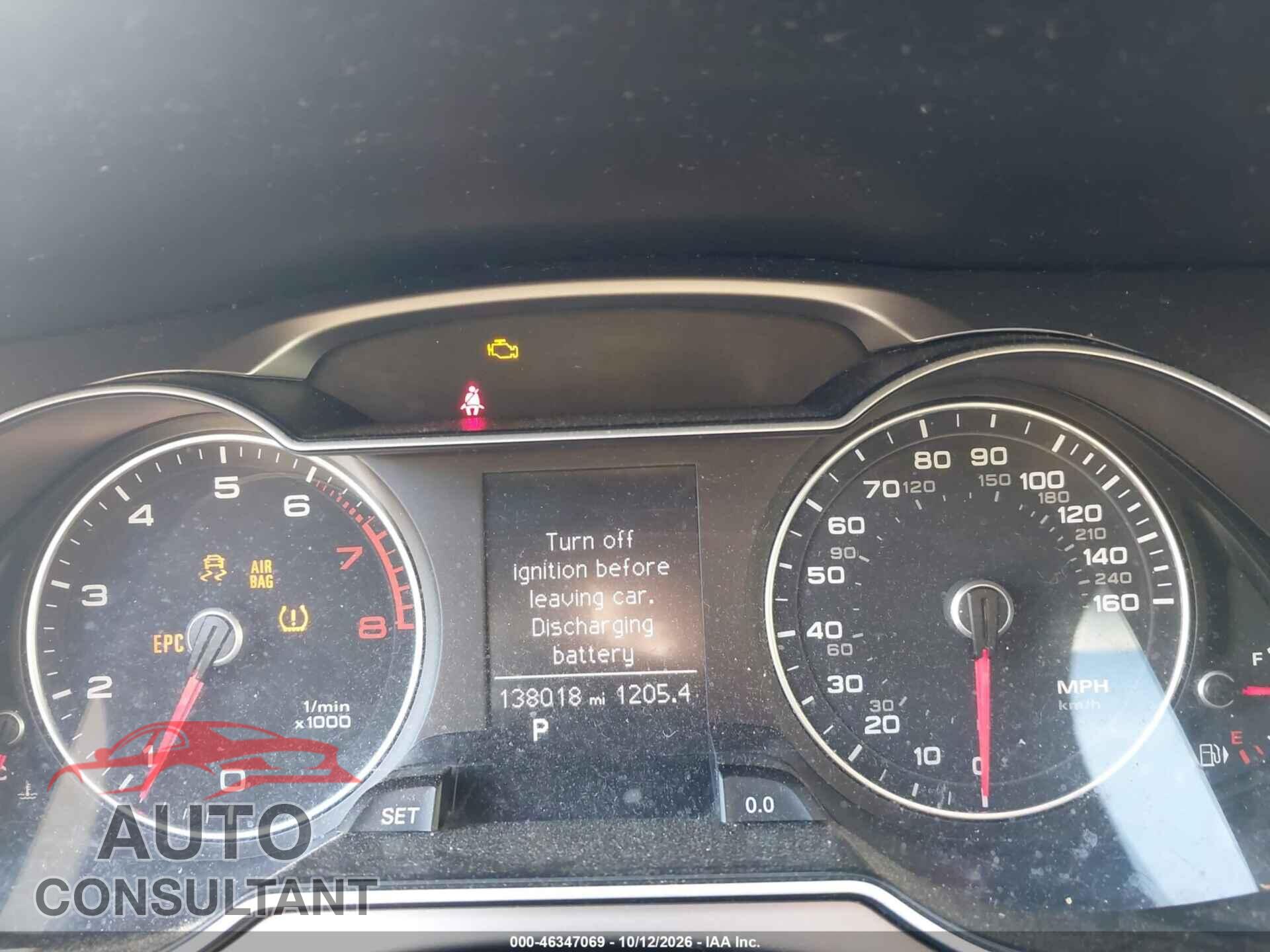 AUDI A4 2013 - WAUBFAFL3DN044160