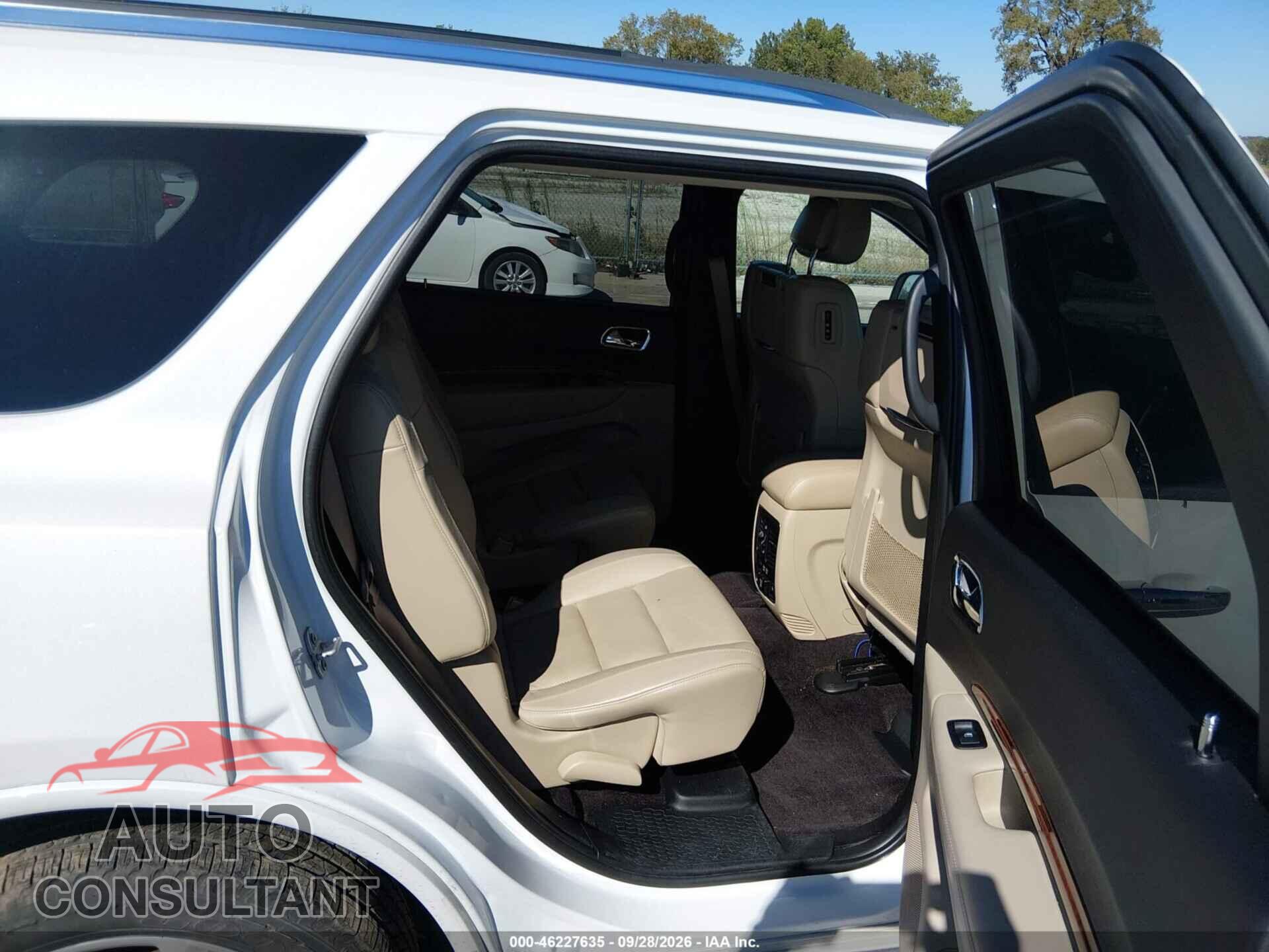 DODGE DURANGO 2017 - 1C4RDJEG9HC839601