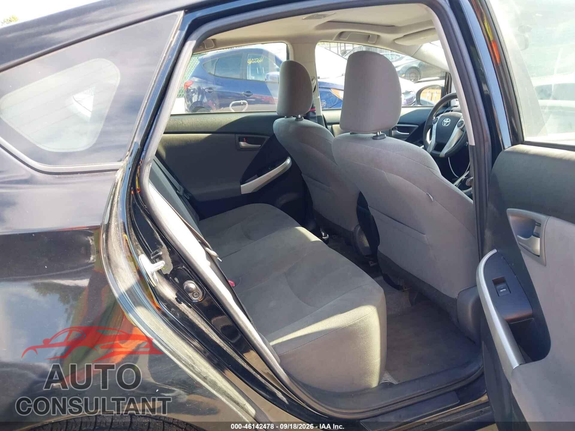 TOYOTA PRIUS 2014 - JTDKN3DU5E0380792