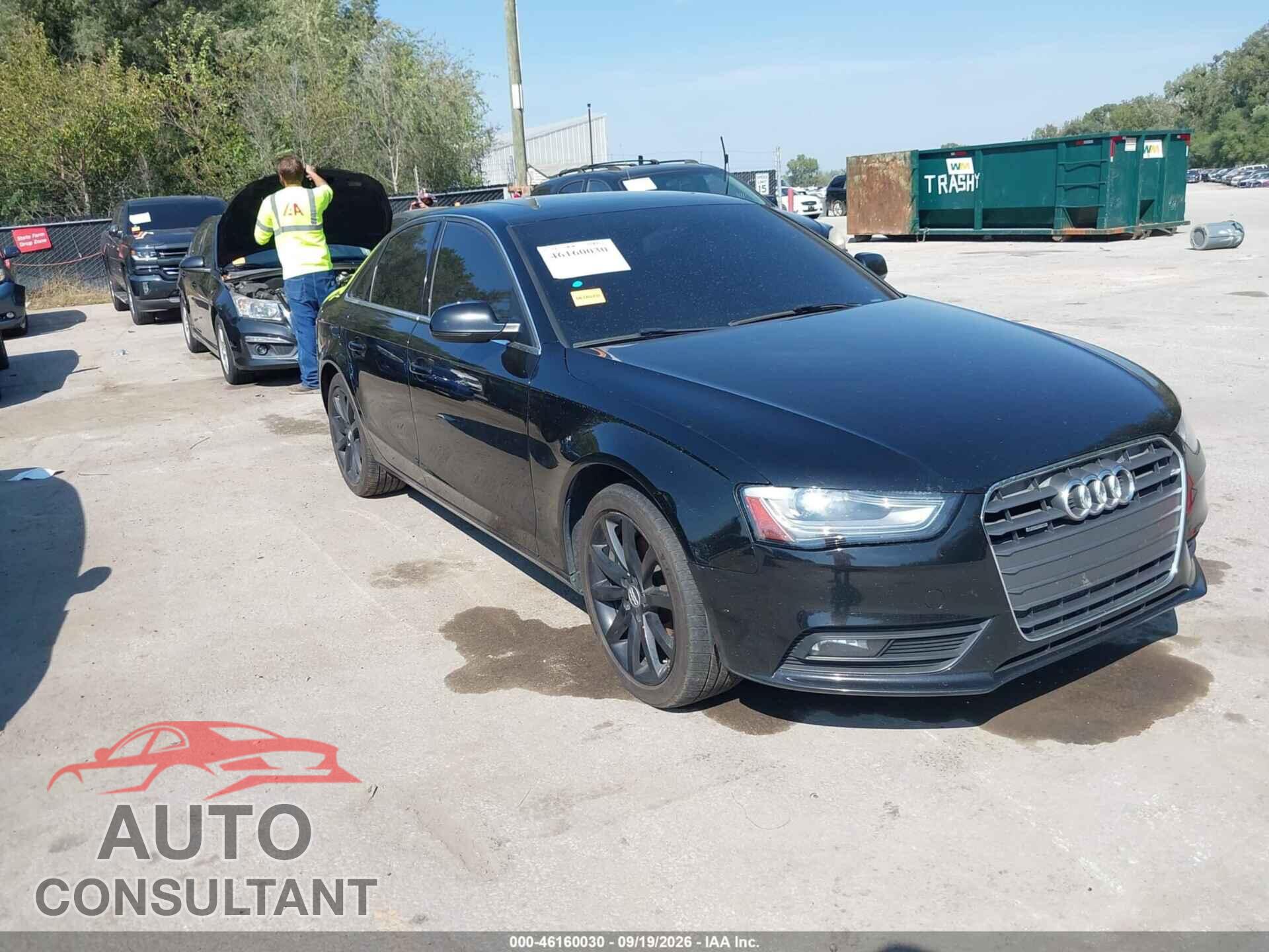 AUDI A4 2013 - WAUFFAFLXDA168399