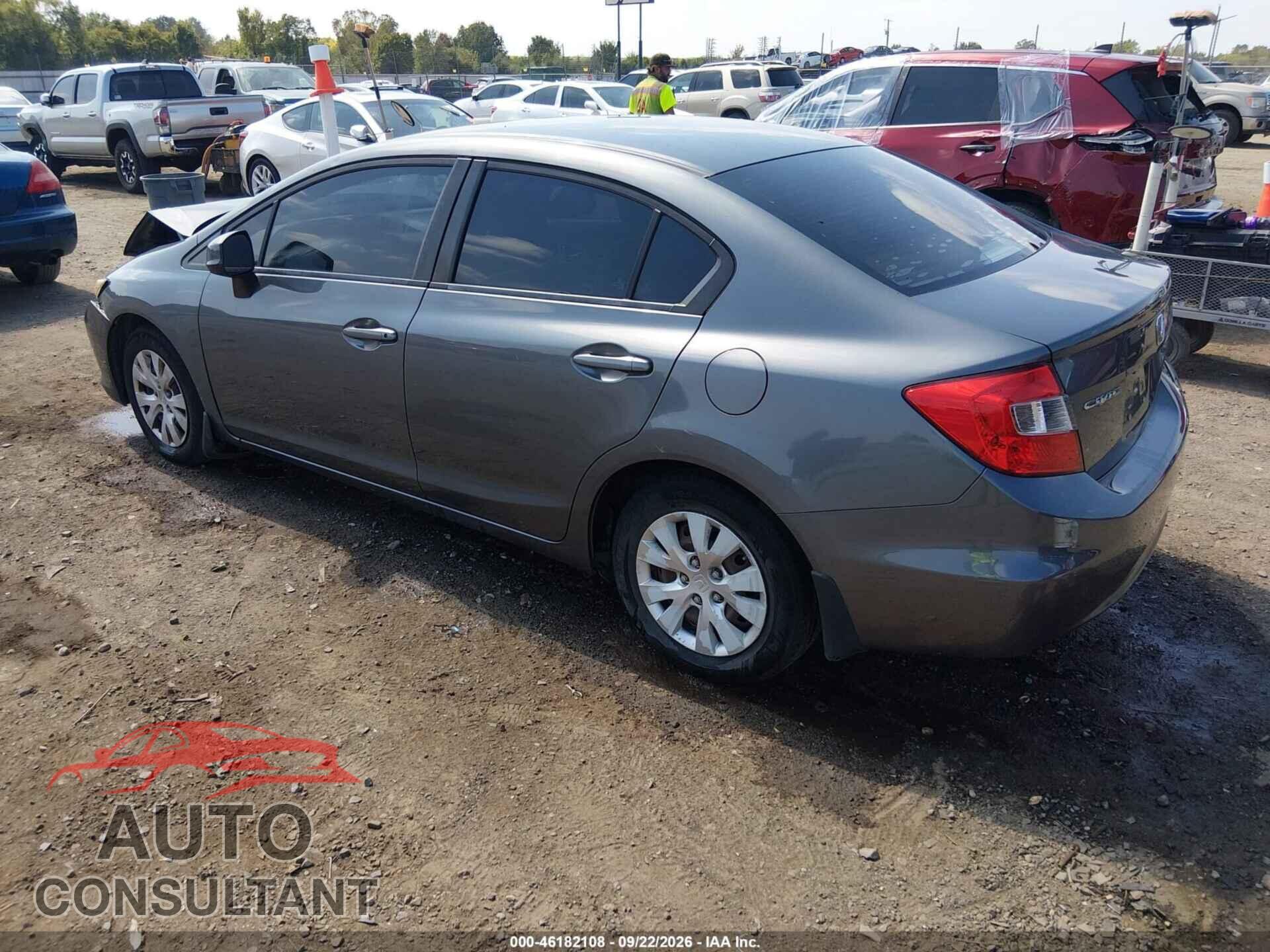 HONDA CIVIC 2012 - 19XFB2F54CE090204