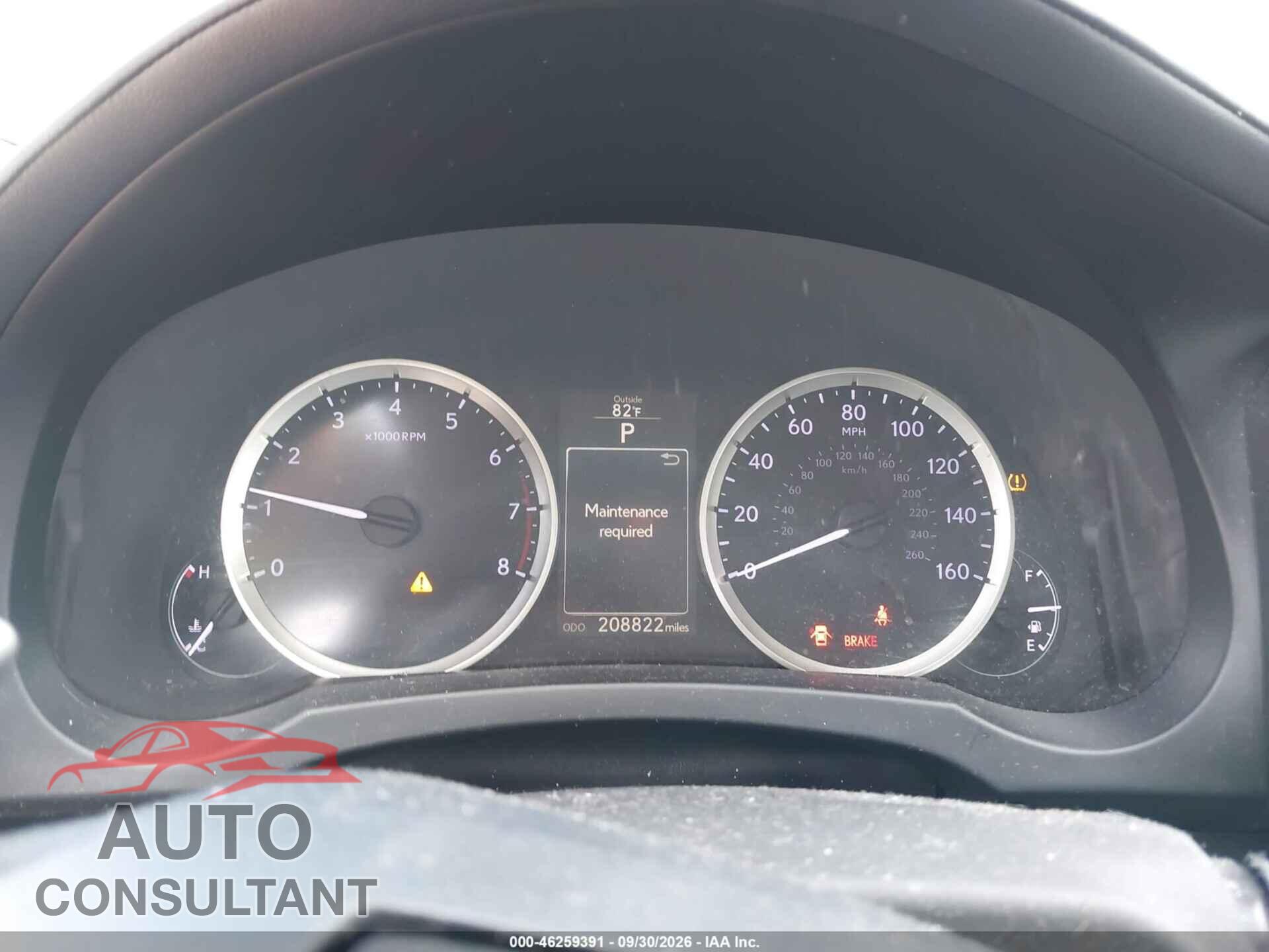 LEXUS IS 250 2014 - JTHCF1D20E5011134