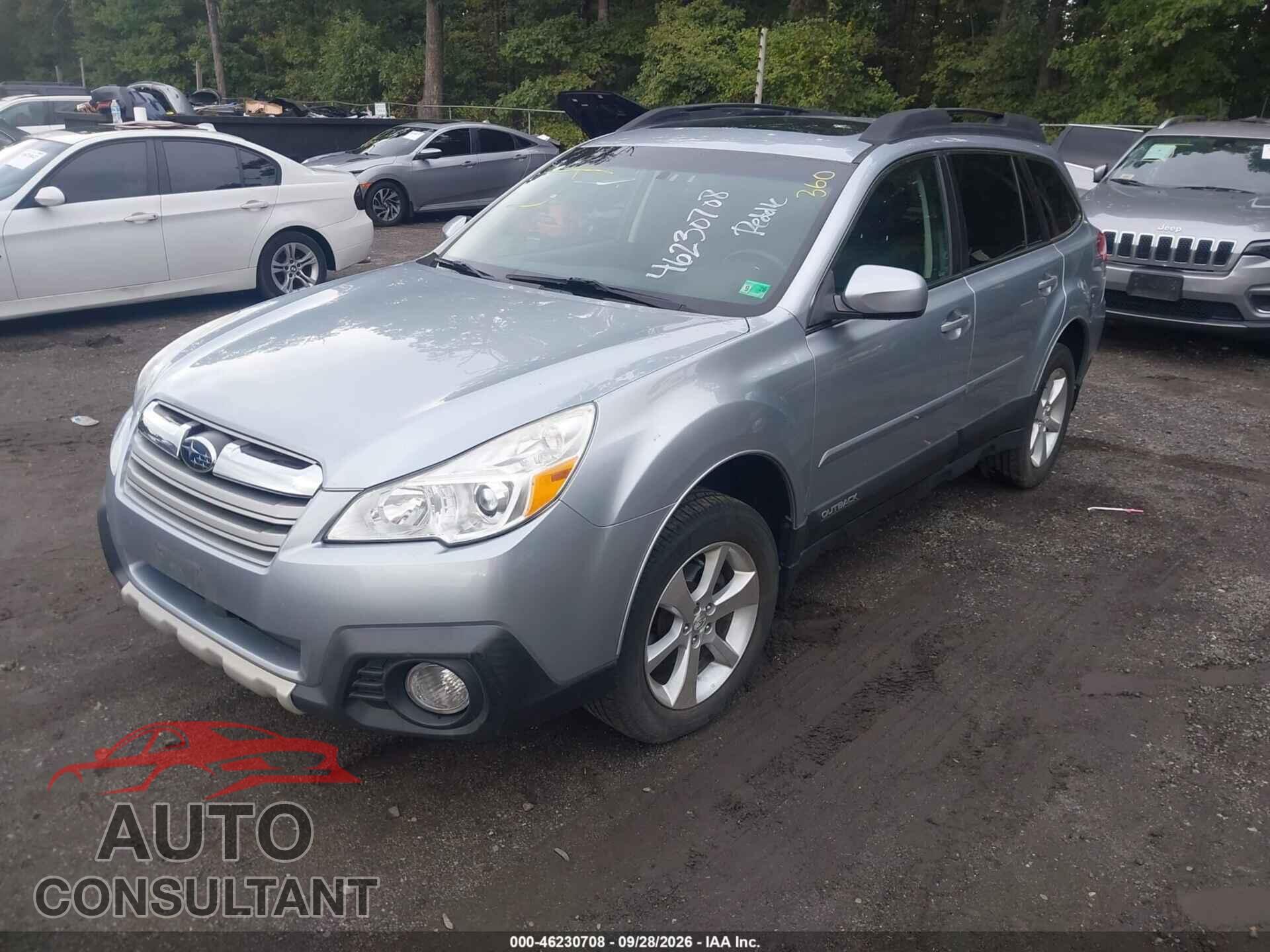 SUBARU OUTBACK 2014 - 4S4BRBLC6E3213410