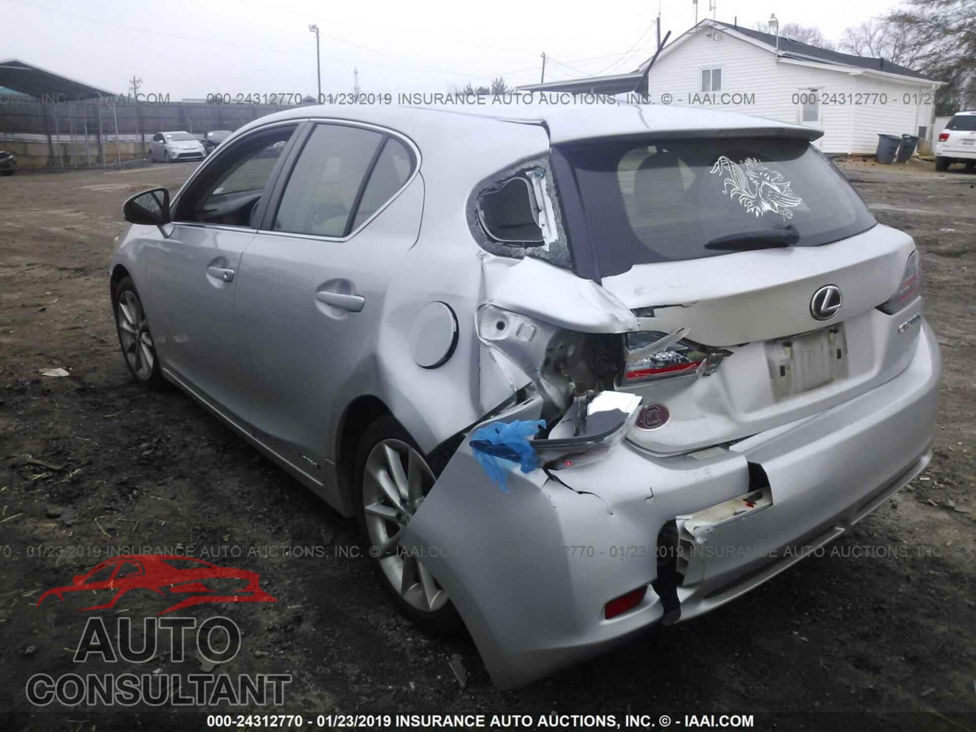 LEXUS CT 2012 - JTHKD5BH1C2076296