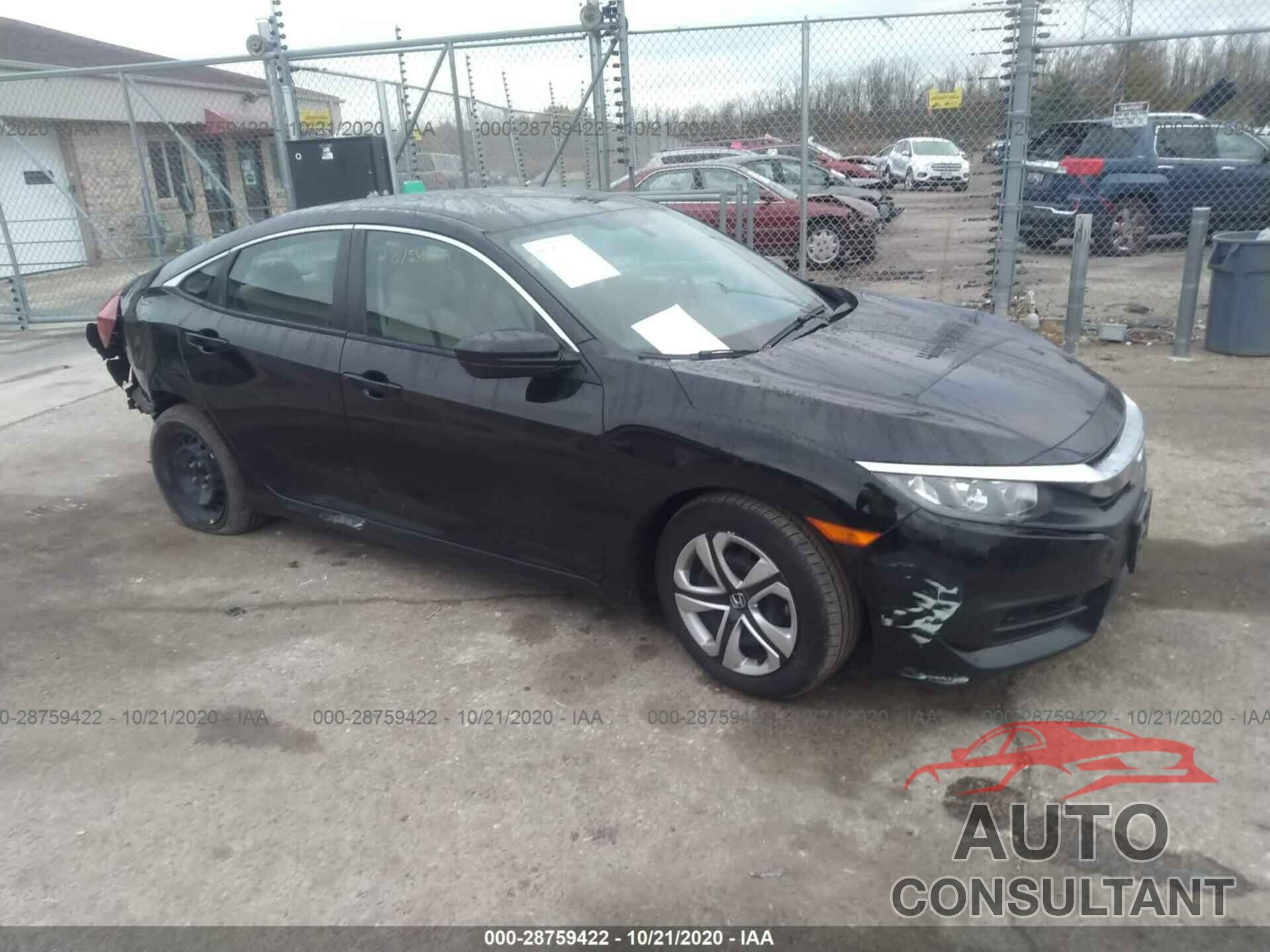 HONDA CIVIC SEDAN 2018 - 19XFC2F58JE038472