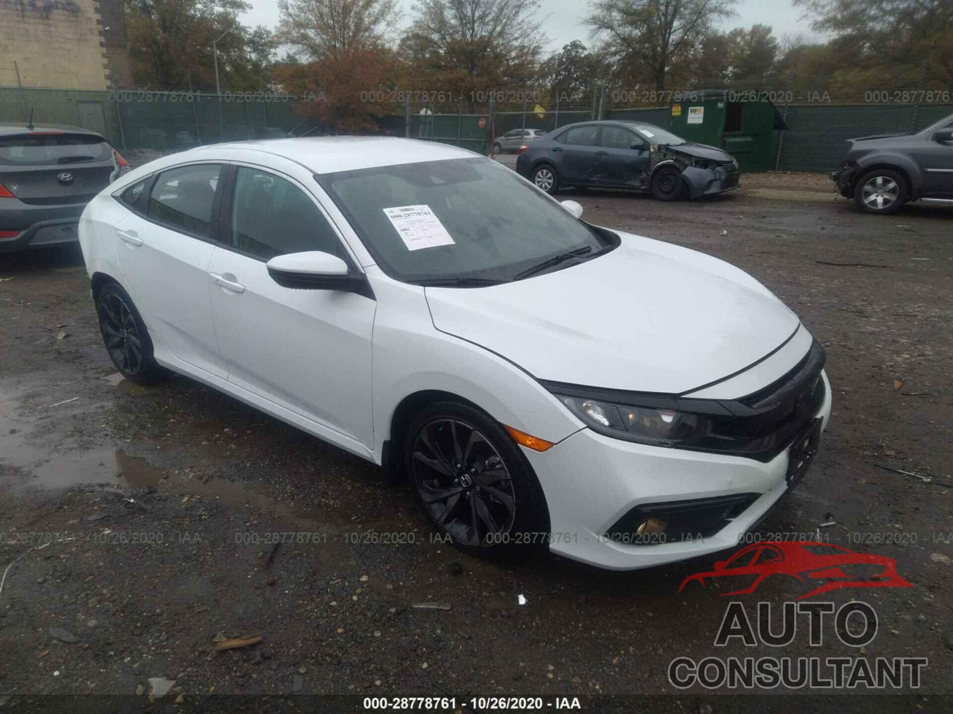 HONDA CIVIC SEDAN 2019 - 2HGFC2F81KH533792