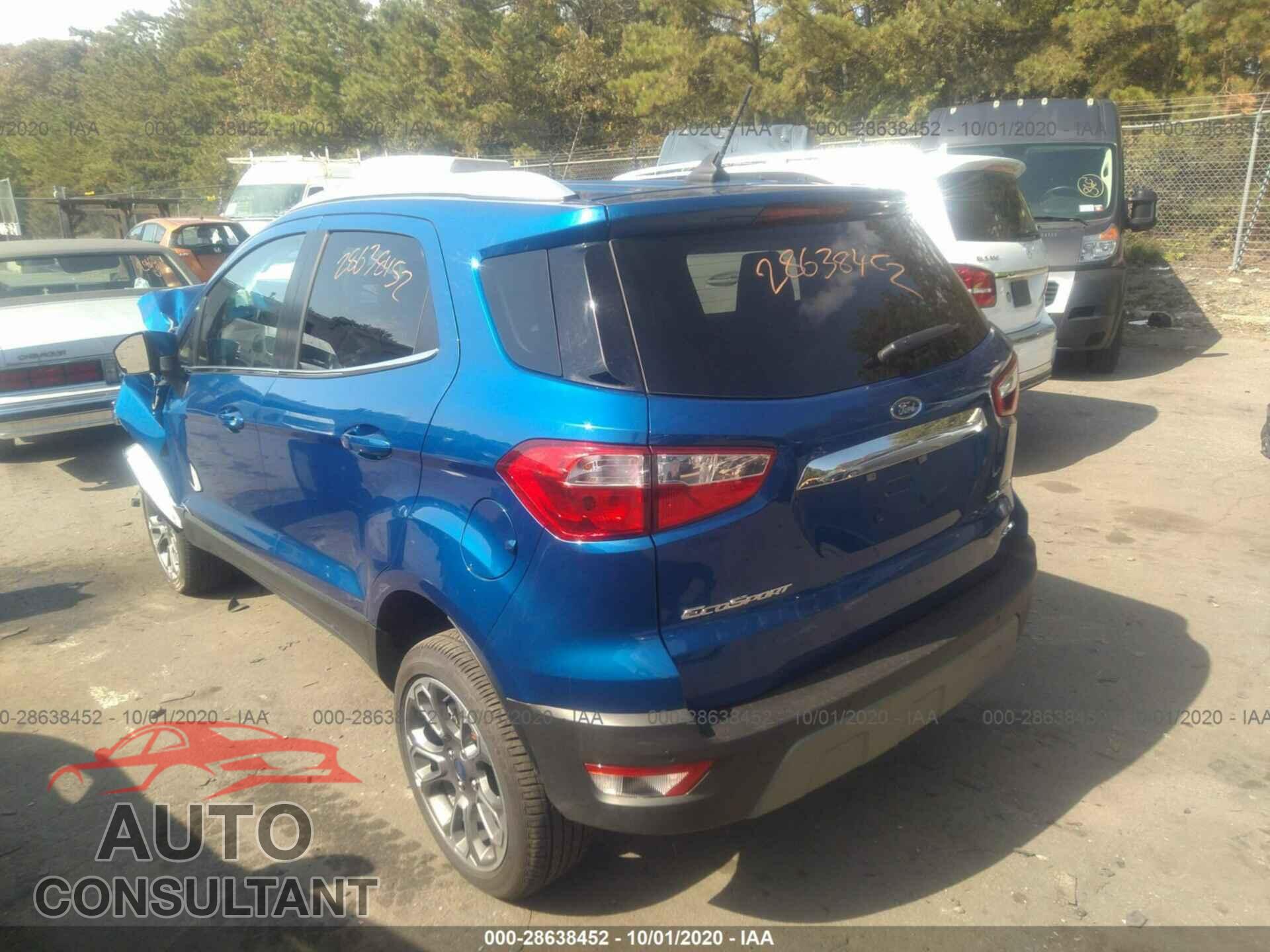 FORD ECOSPORT 2020 - MAJ6S3KL7LC363577