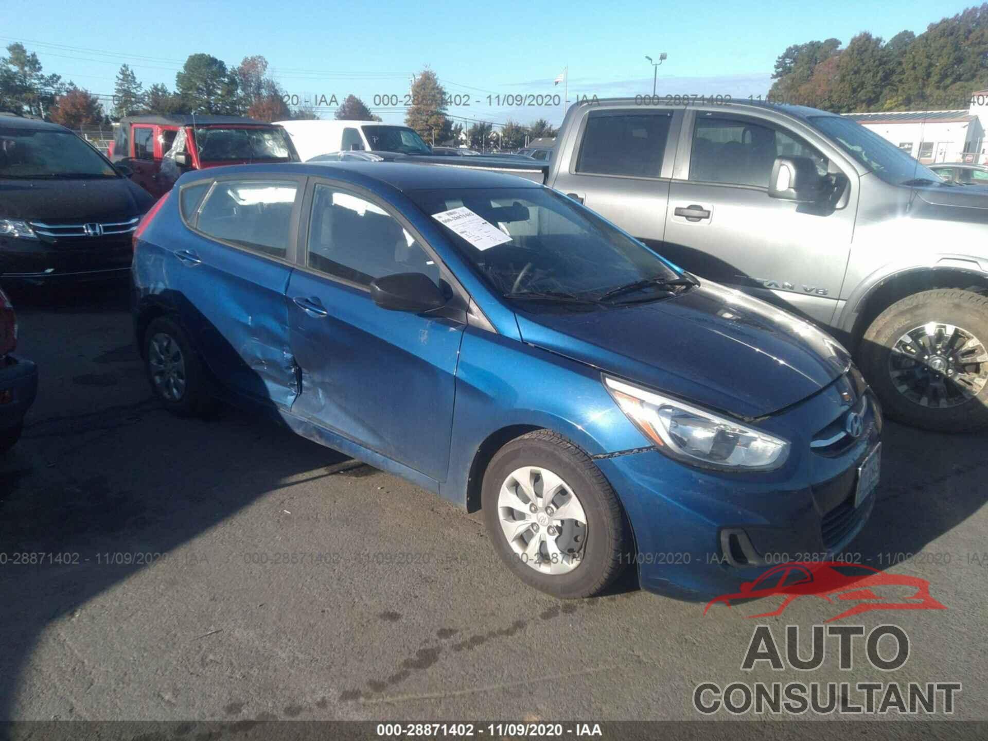 HYUNDAI ACCENT 2016 - KMHCT5AE8GU276999