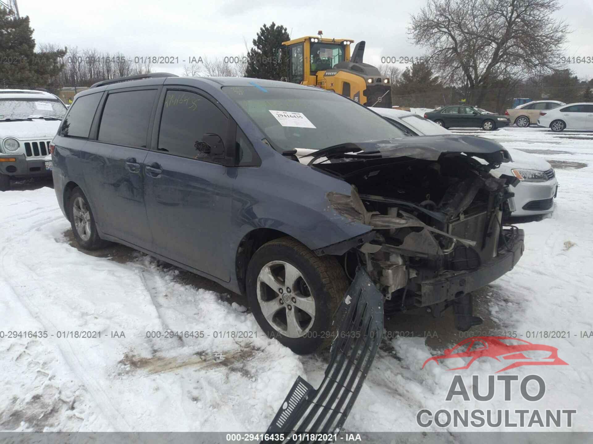 TOYOTA SIENNA 2017 - 5TDKZ3DC6HS771740