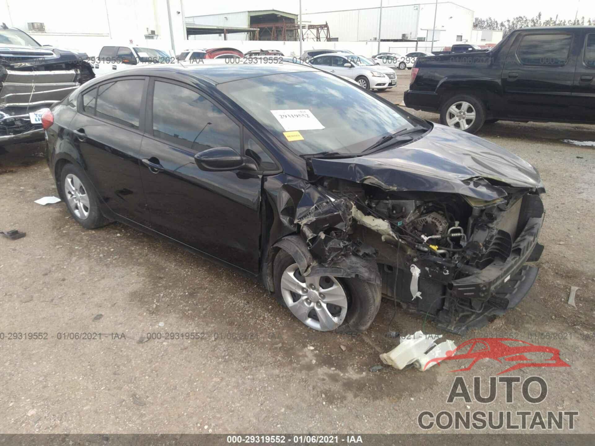 KIA FORTE 2016 - KNAFK4A64G5592558