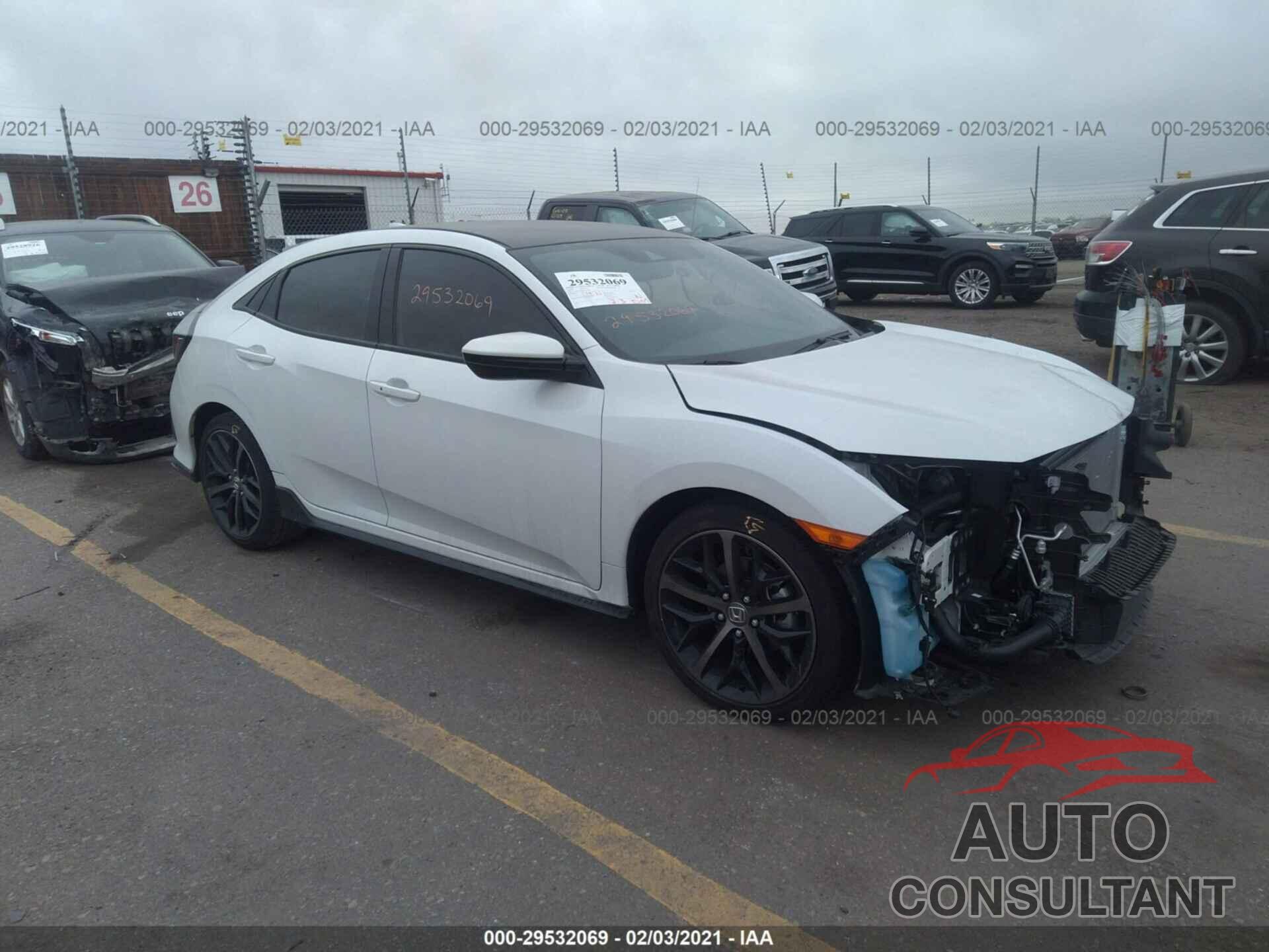 HONDA CIVIC HATCHBACK 2020 - SHHFK7H42LU218496