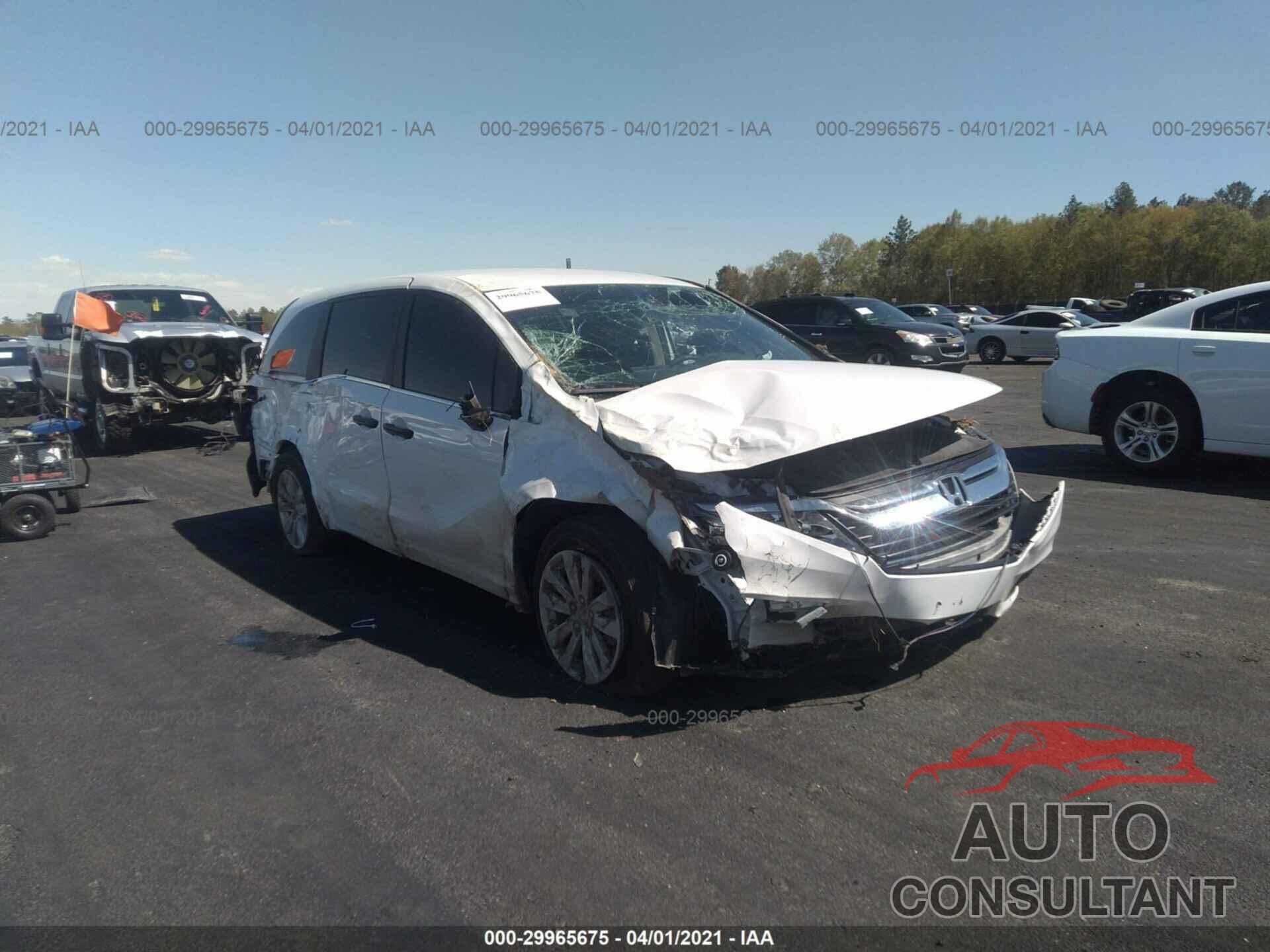 HONDA ODYSSEY 2020 - 5FNRL6H22LB014043