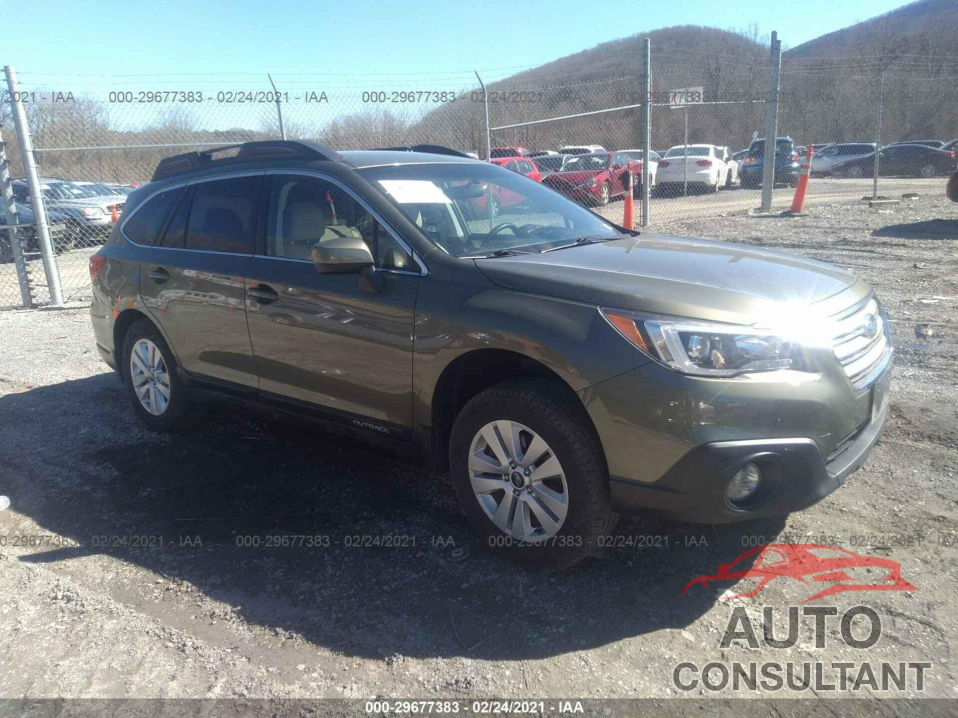 SUBARU OUTBACK 2017 - 4S4BSACC7H3212978