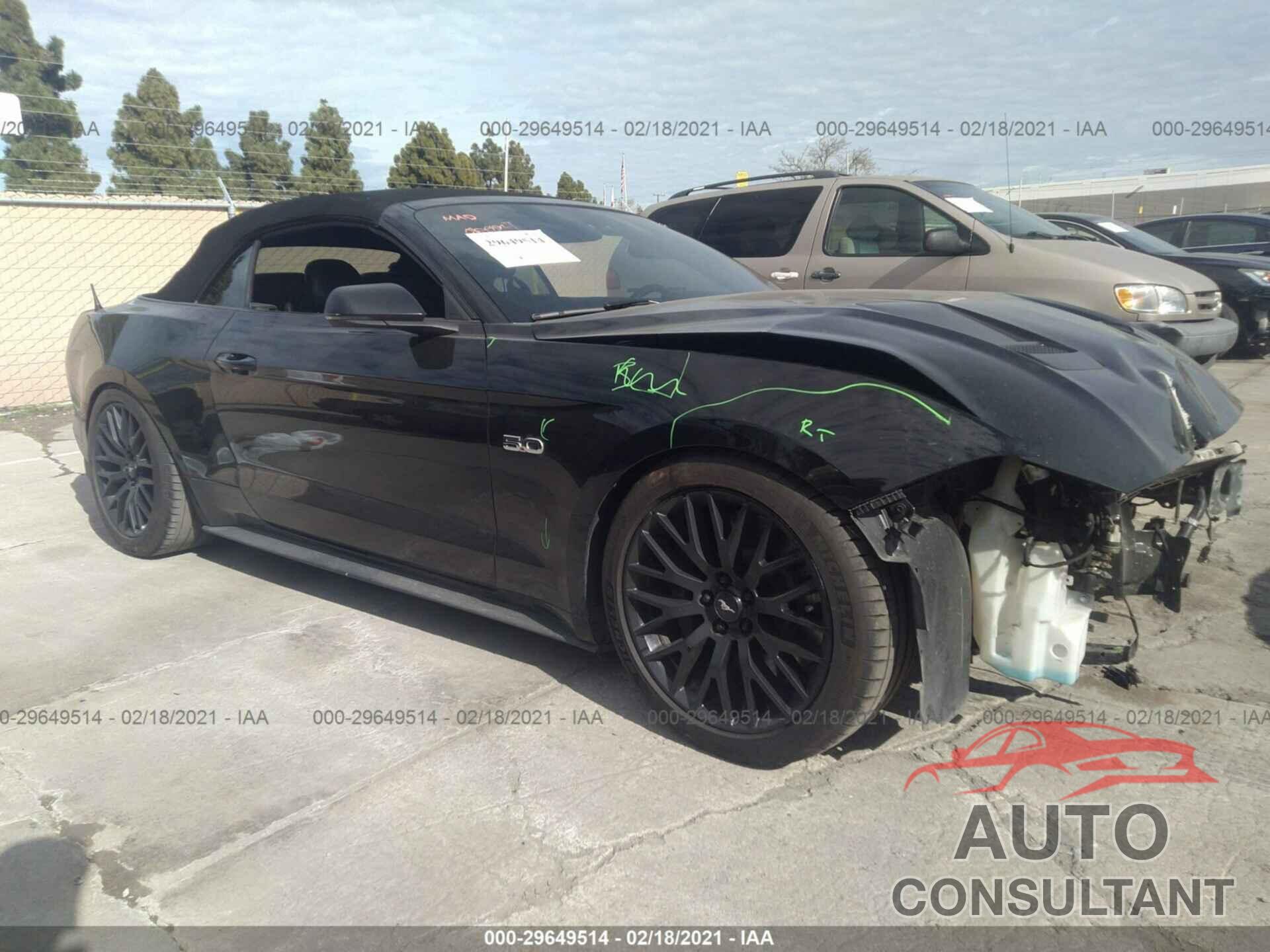 FORD MUSTANG 2018 - 1FATP8FF9J5177322