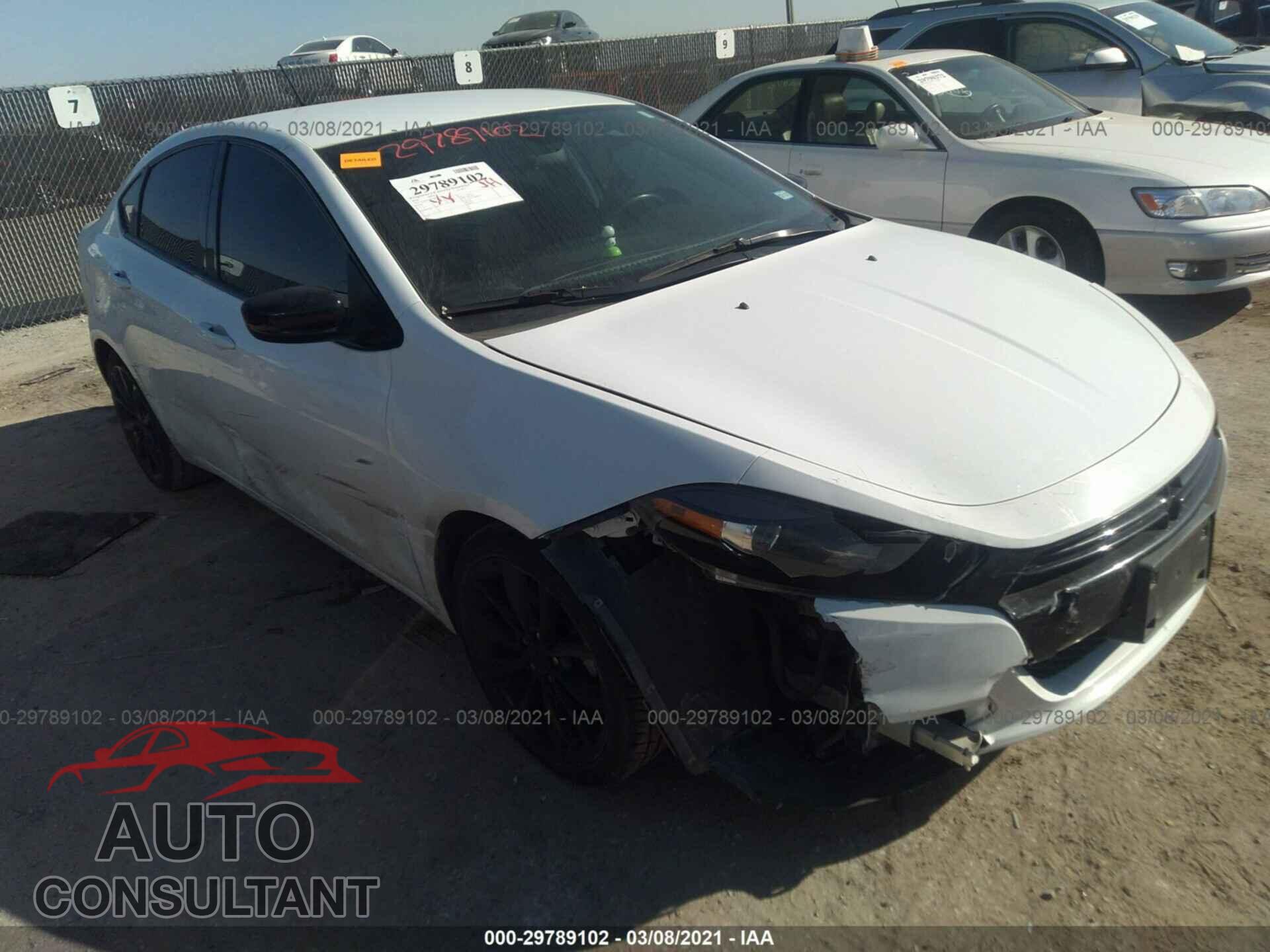 DODGE DART 2016 - 1C3CDFFA0GD822924