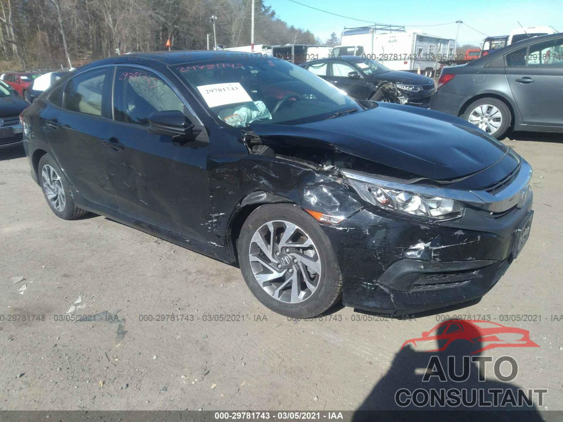 HONDA CIVIC SEDAN 2017 - 19XFC2F71HE221434