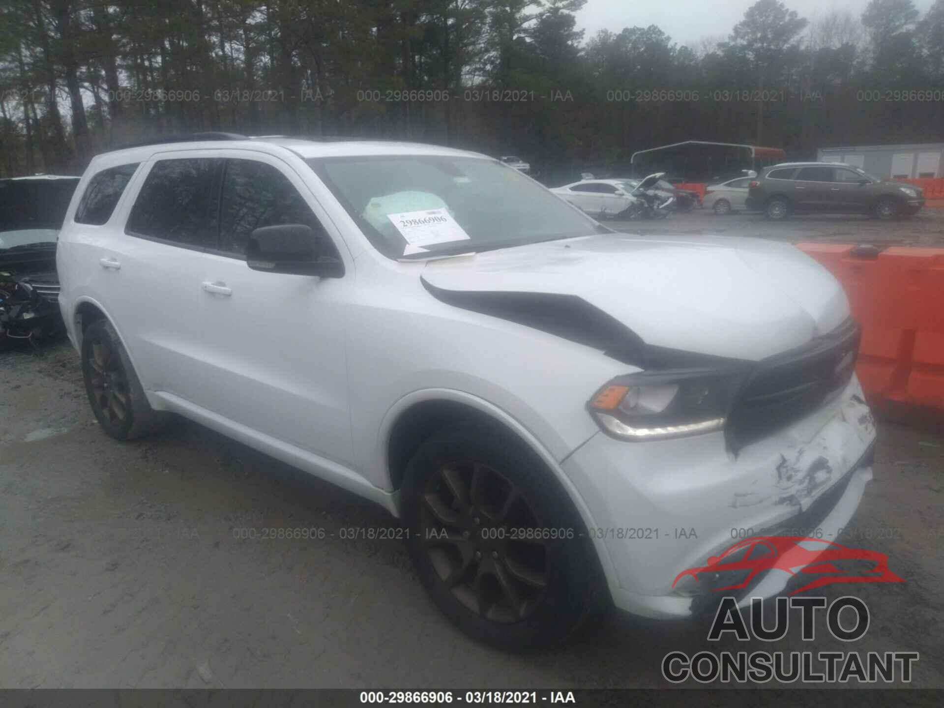 DODGE DURANGO 2017 - 1C4RDJDG9HC937237