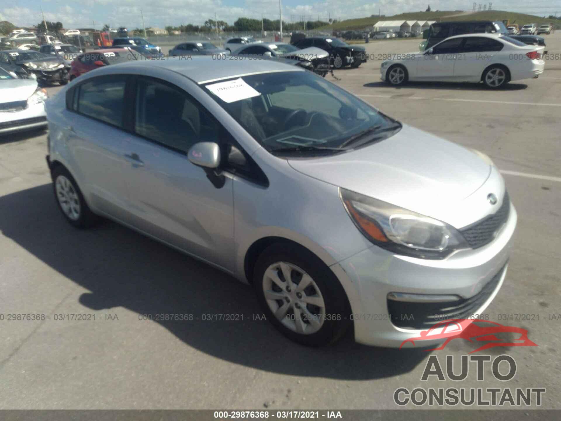 KIA RIO 2016 - KNADM4A32G6544221