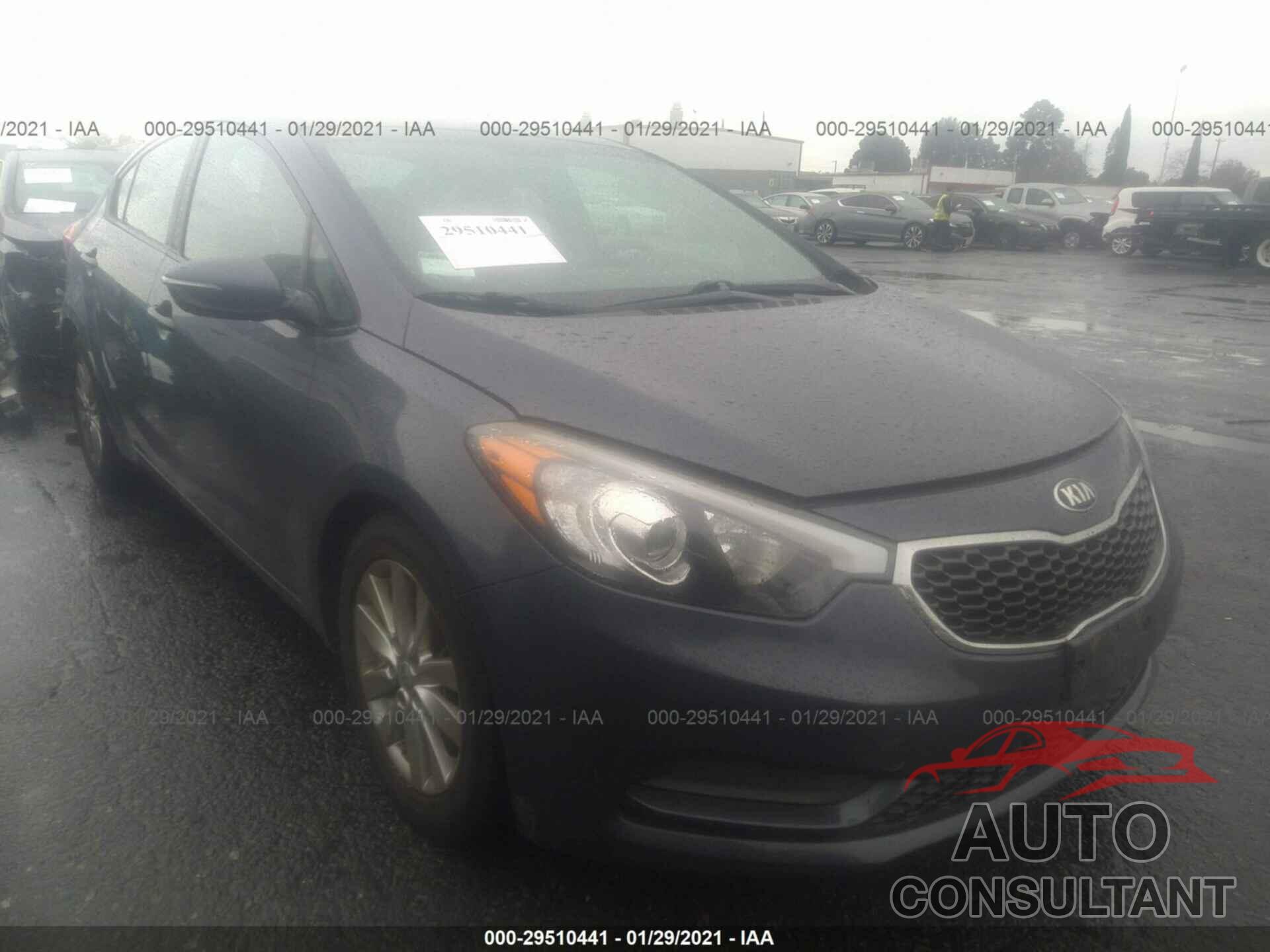 KIA FORTE 2016 - KNAFX4A60G5508009