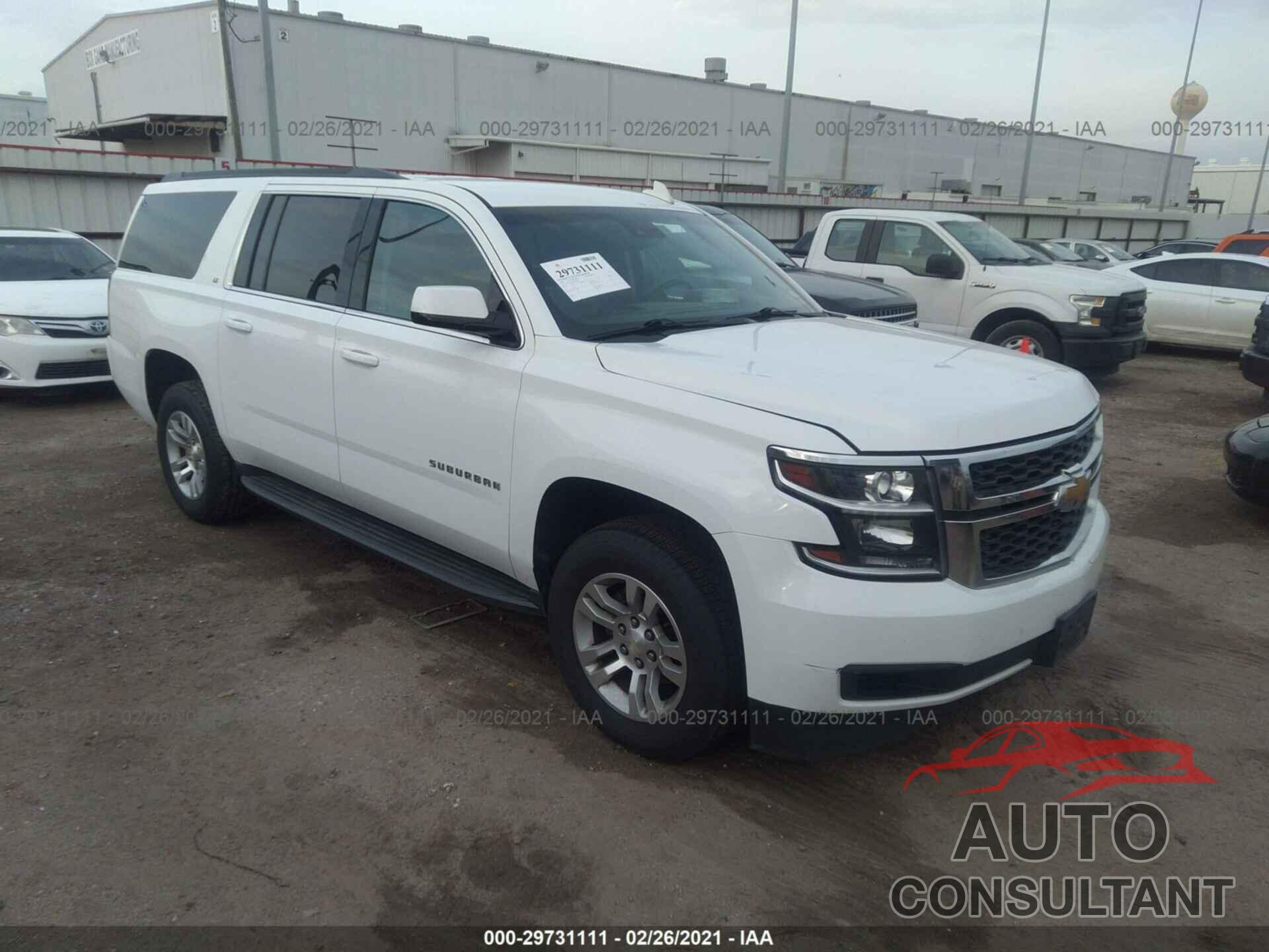 CHEVROLET SUBURBAN 2016 - 1GNSKHKC6GR183507