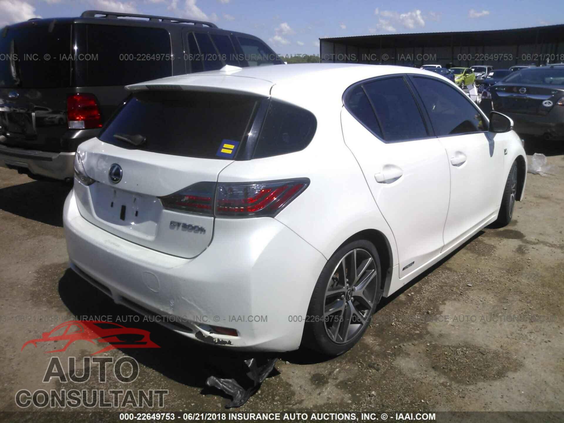 Lexus Ct 2012 - JTHKD5BHXC2093436