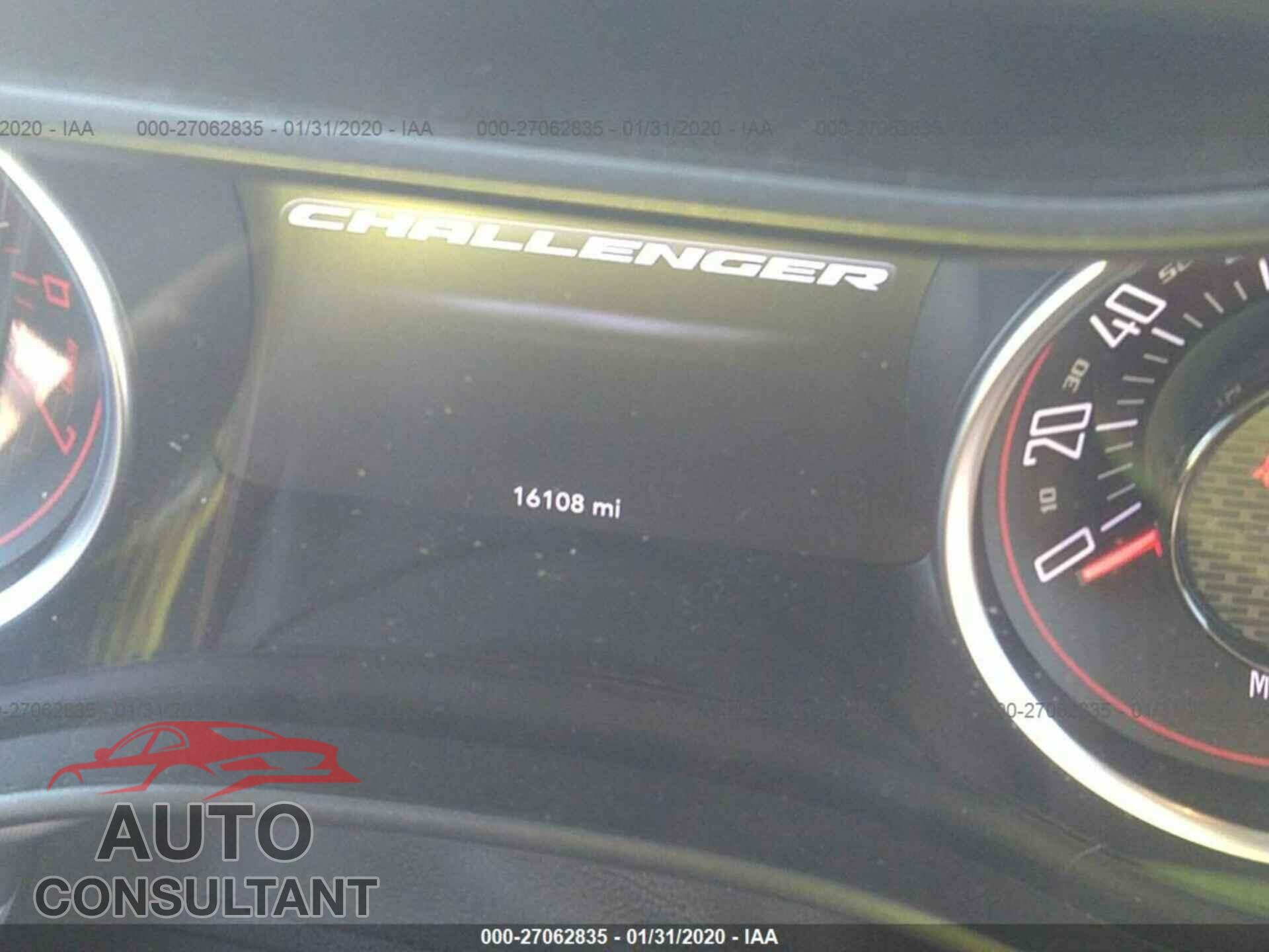 DODGE CHALLENGER 2019 - 2C3CDZBT7KH513309