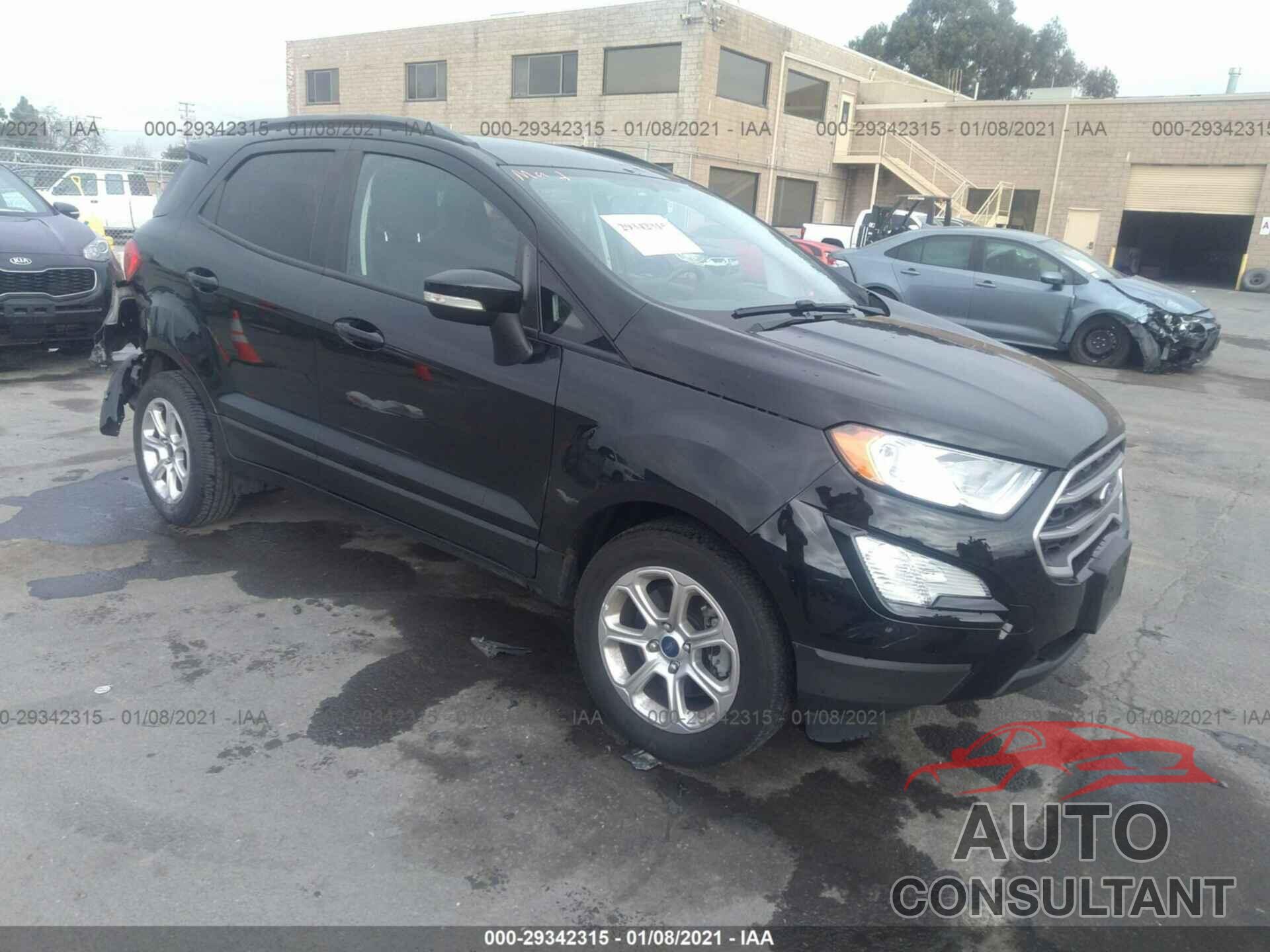 FORD ECOSPORT 2018 - MAJ3P1TE1JC179015