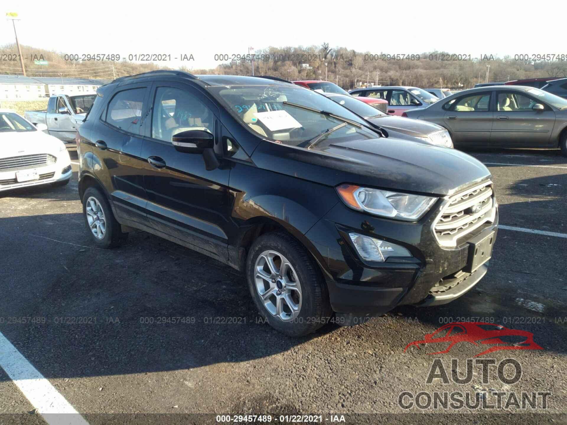 FORD ECOSPORT 2018 - MAJ3P1TE6JC189569