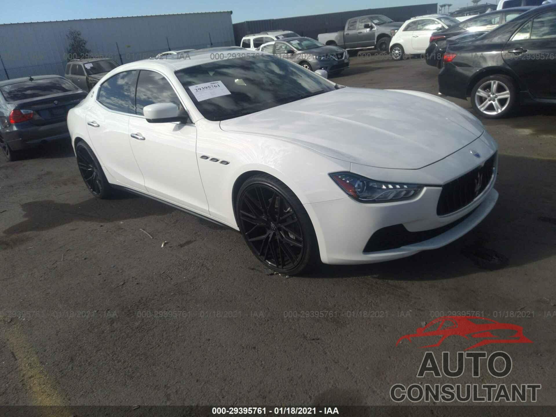 MASERATI GHIBLI 2016 - ZAM57XSAXG1176425