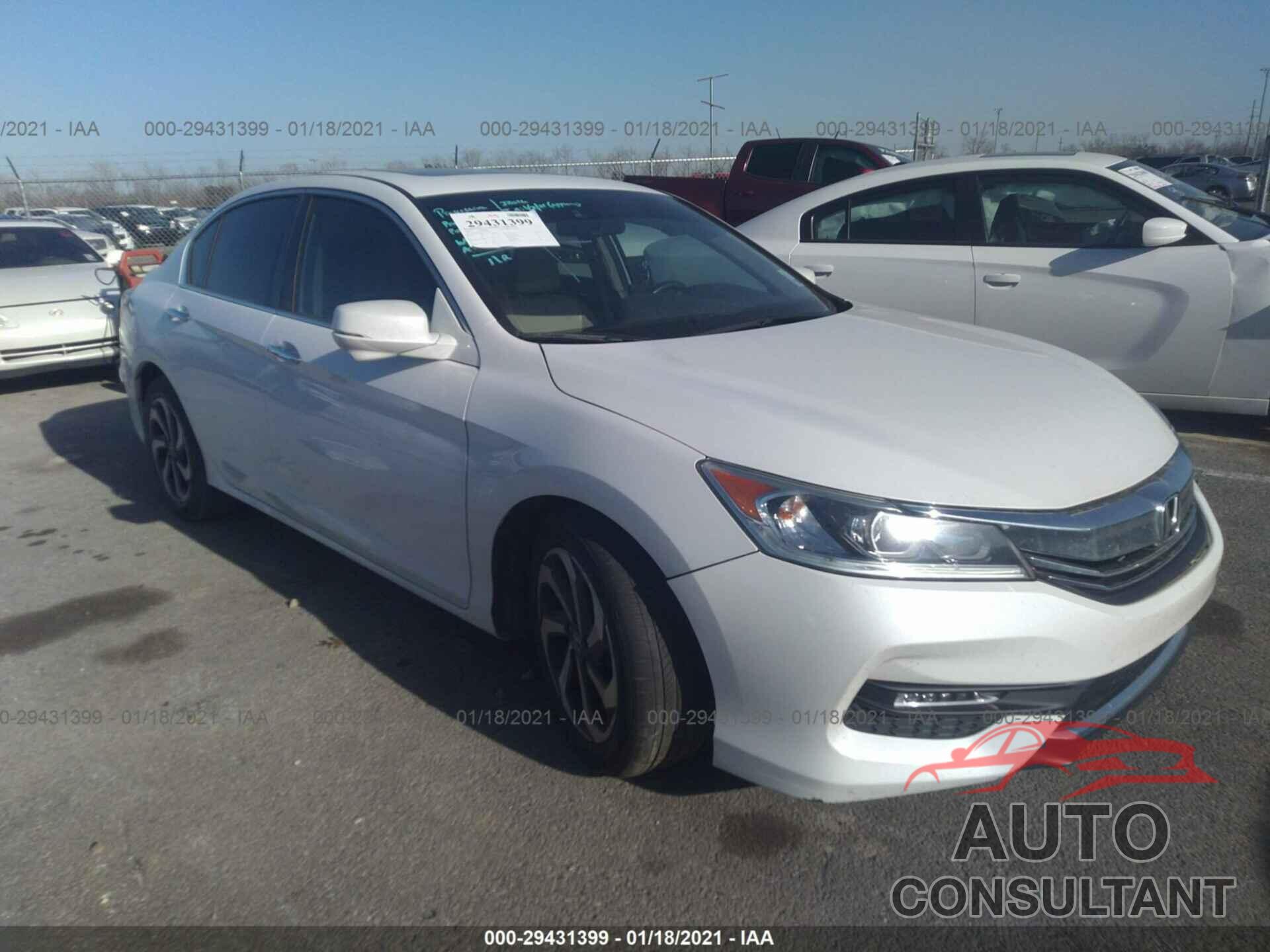 HONDA ACCORD SEDAN 2016 - 1HGCR2F94GA225077