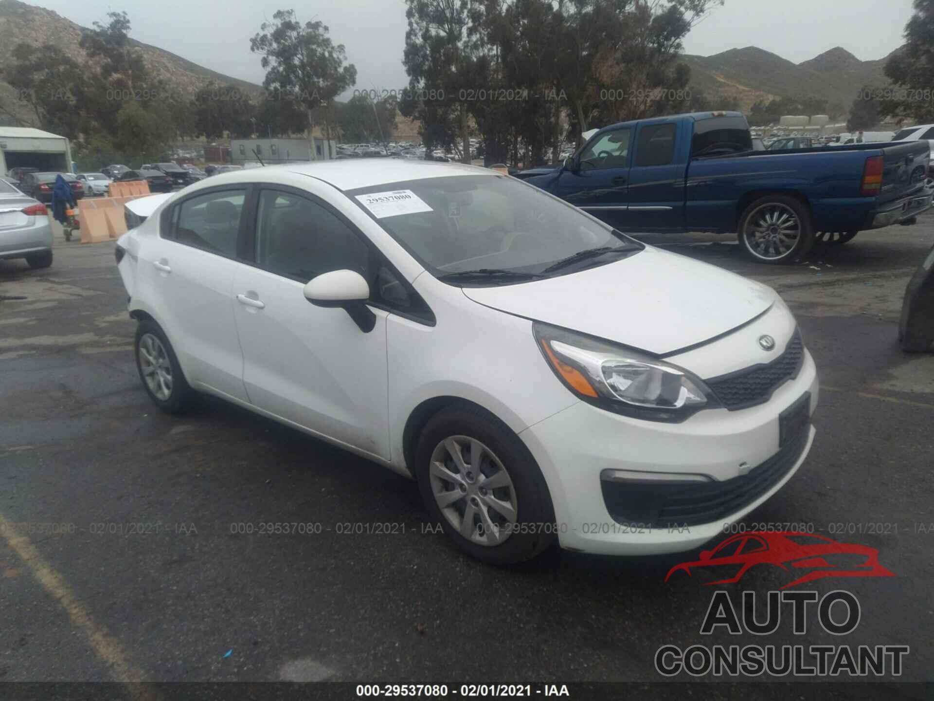 KIA RIO 2016 - KNADM4A30G6620390