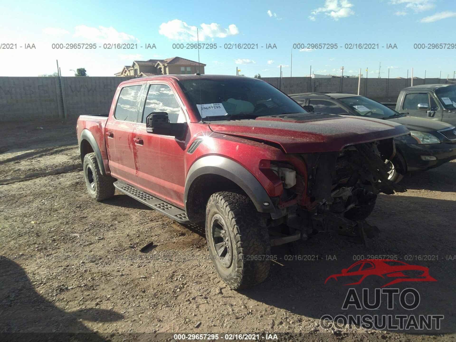 FORD F-150 2017 - 1FTFW1RG3HFA86816