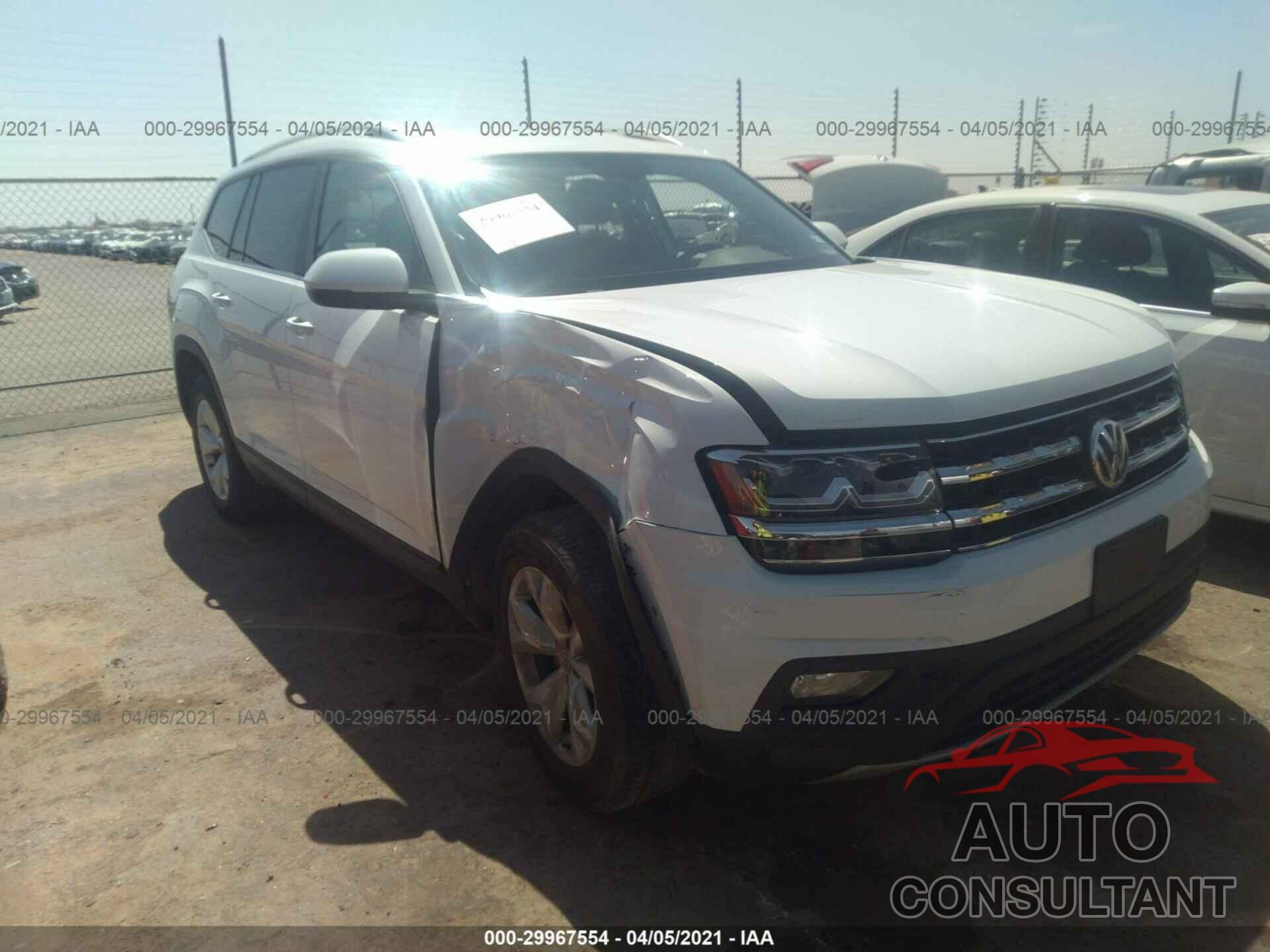 VOLKSWAGEN ATLAS 2019 - 1V2DR2CA9KC546268