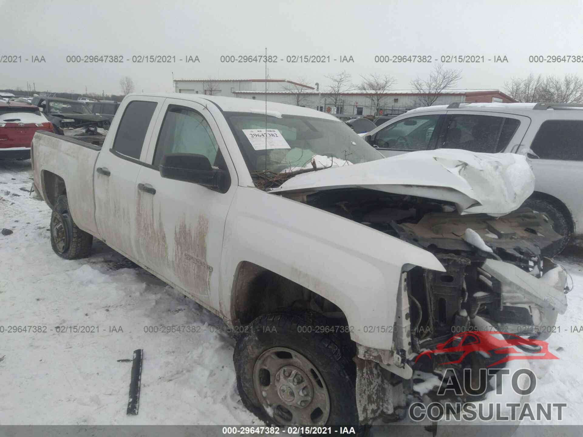 CHEVROLET SILVERADO 2500HD 2016 - 1GC2KUEG2GZ349537